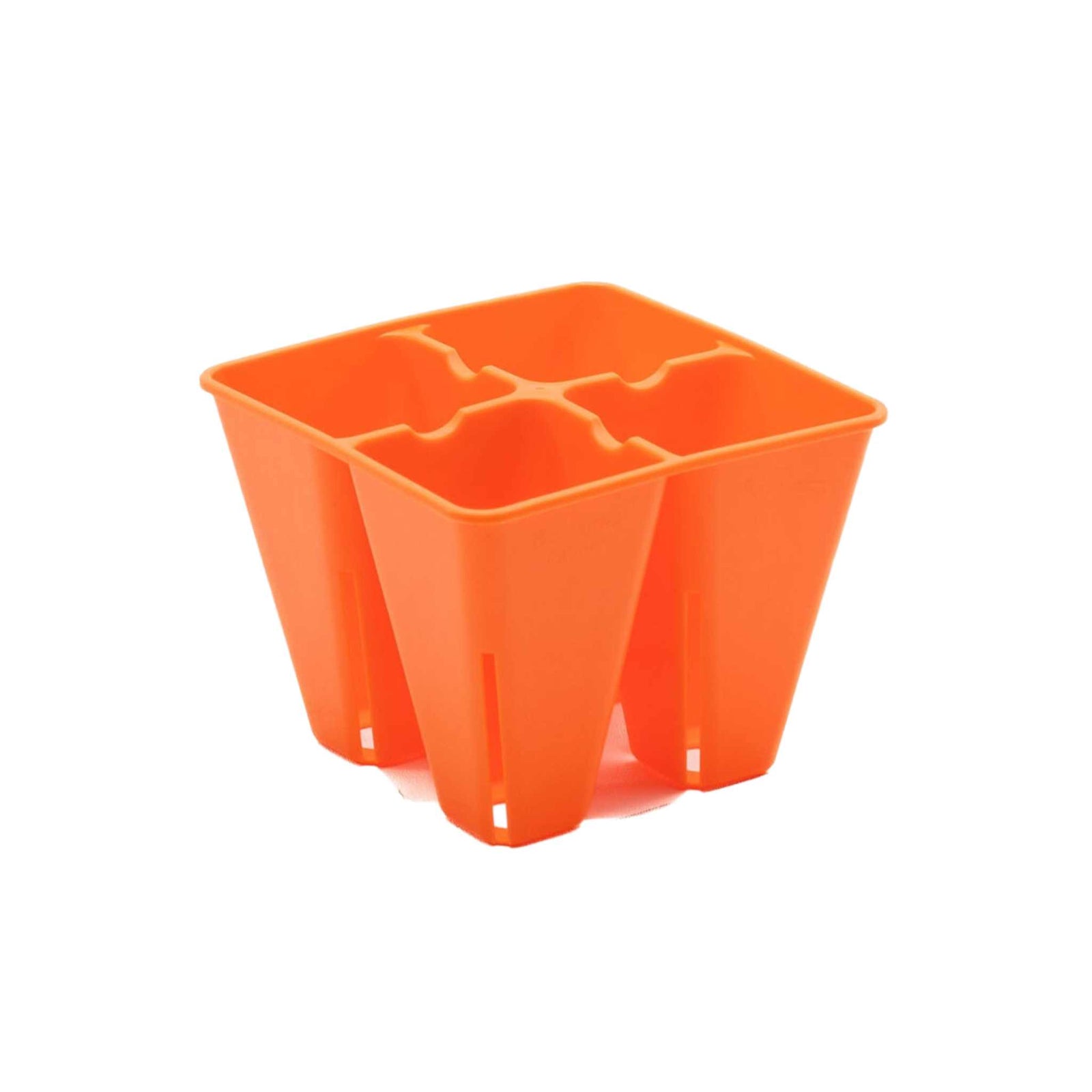 4 cell orange plug tray