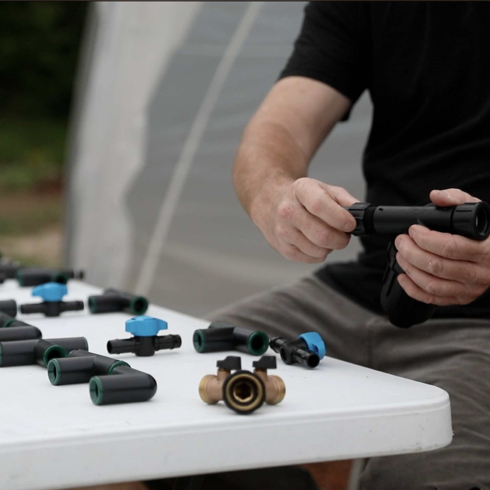 Assembling Drip Irrigation
