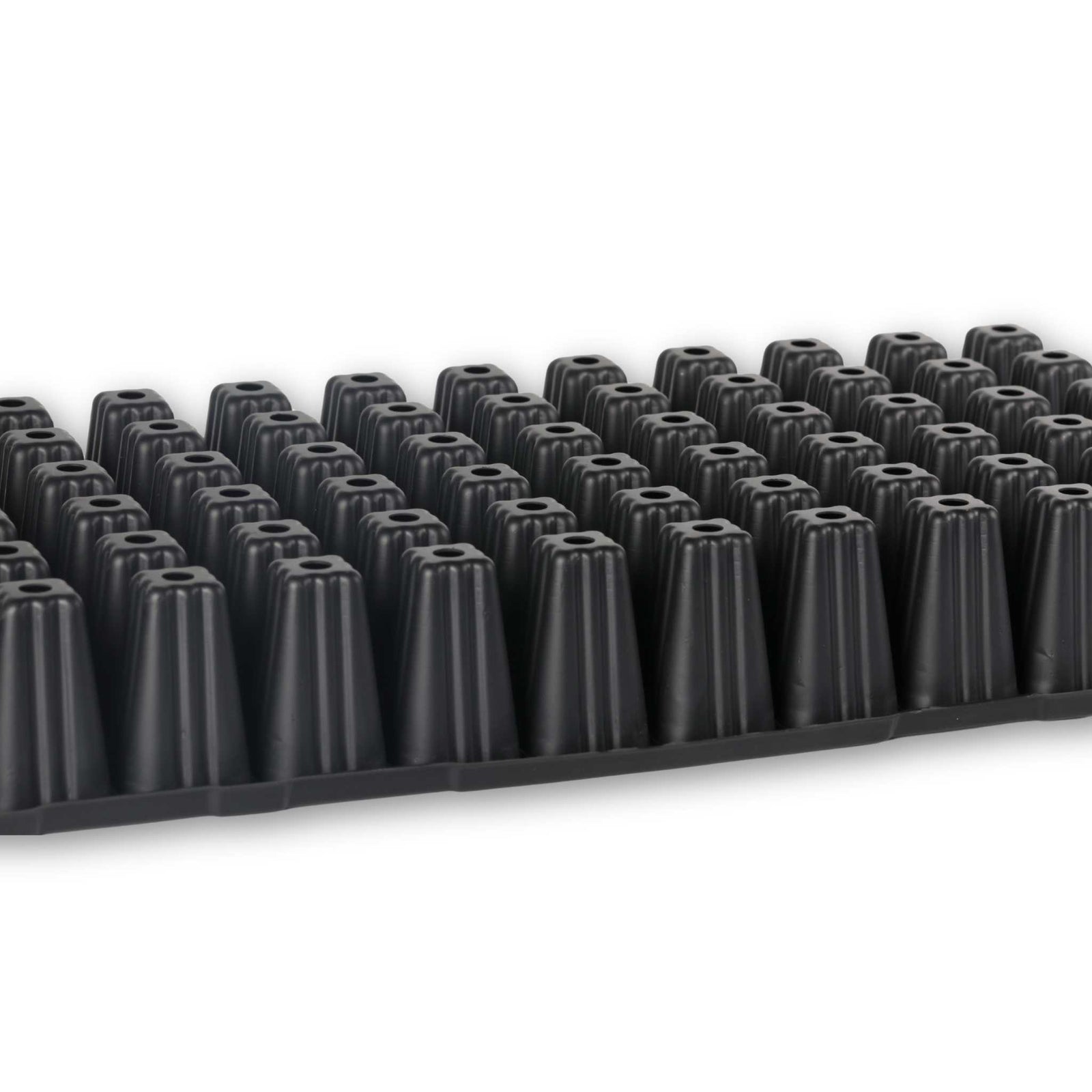 bottom view of plug tray 72 cell