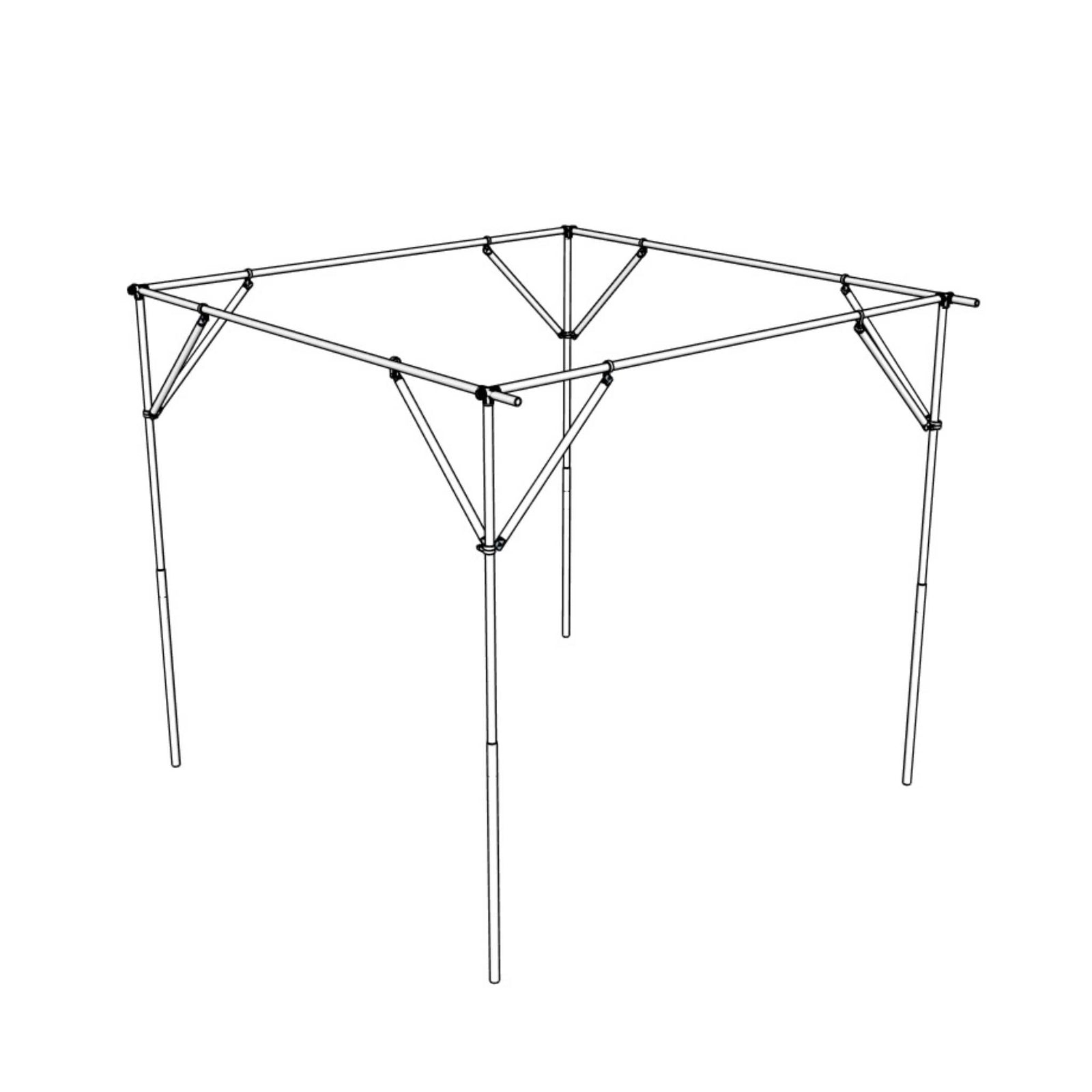 cad image of shade structure