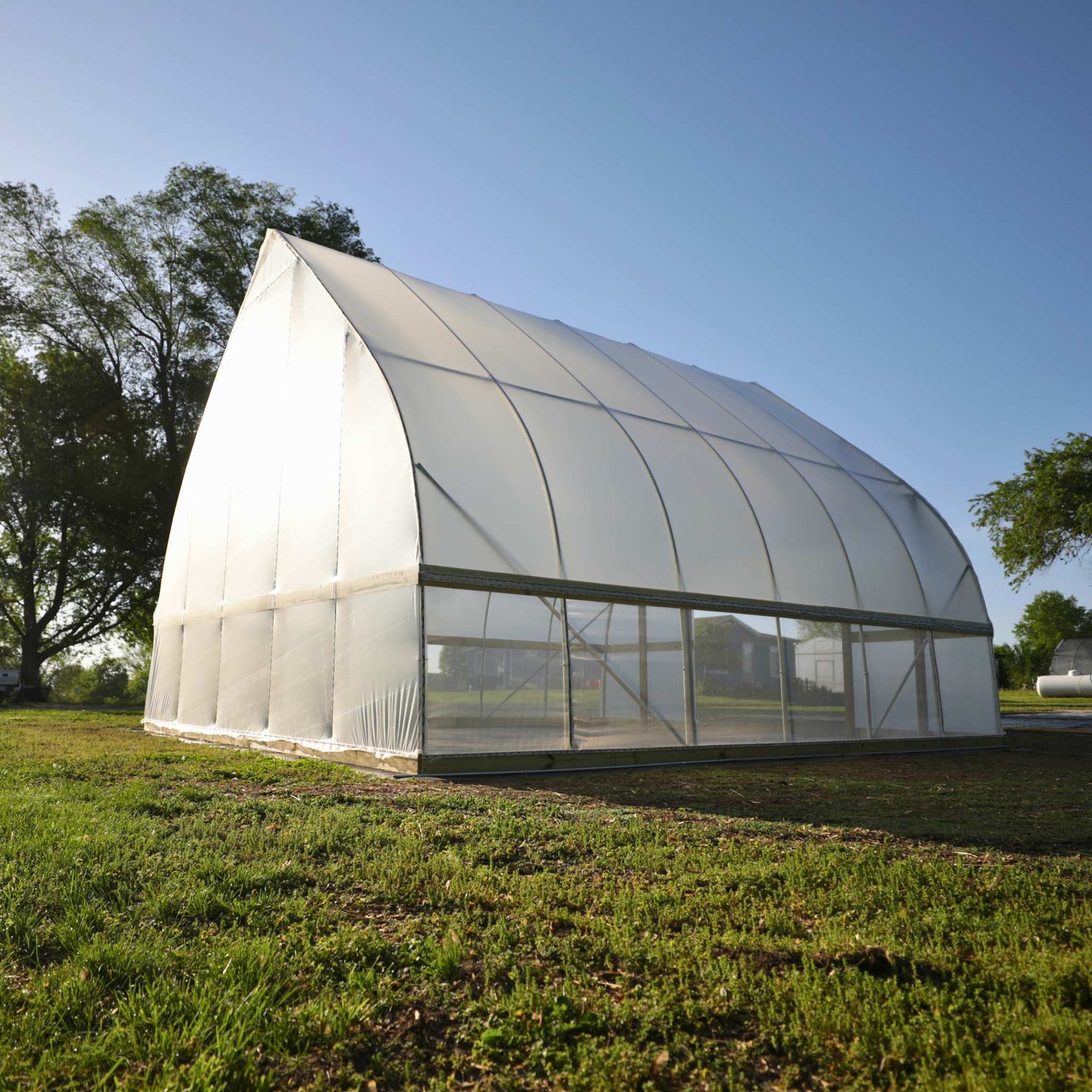 diy gothic hoop house side profile