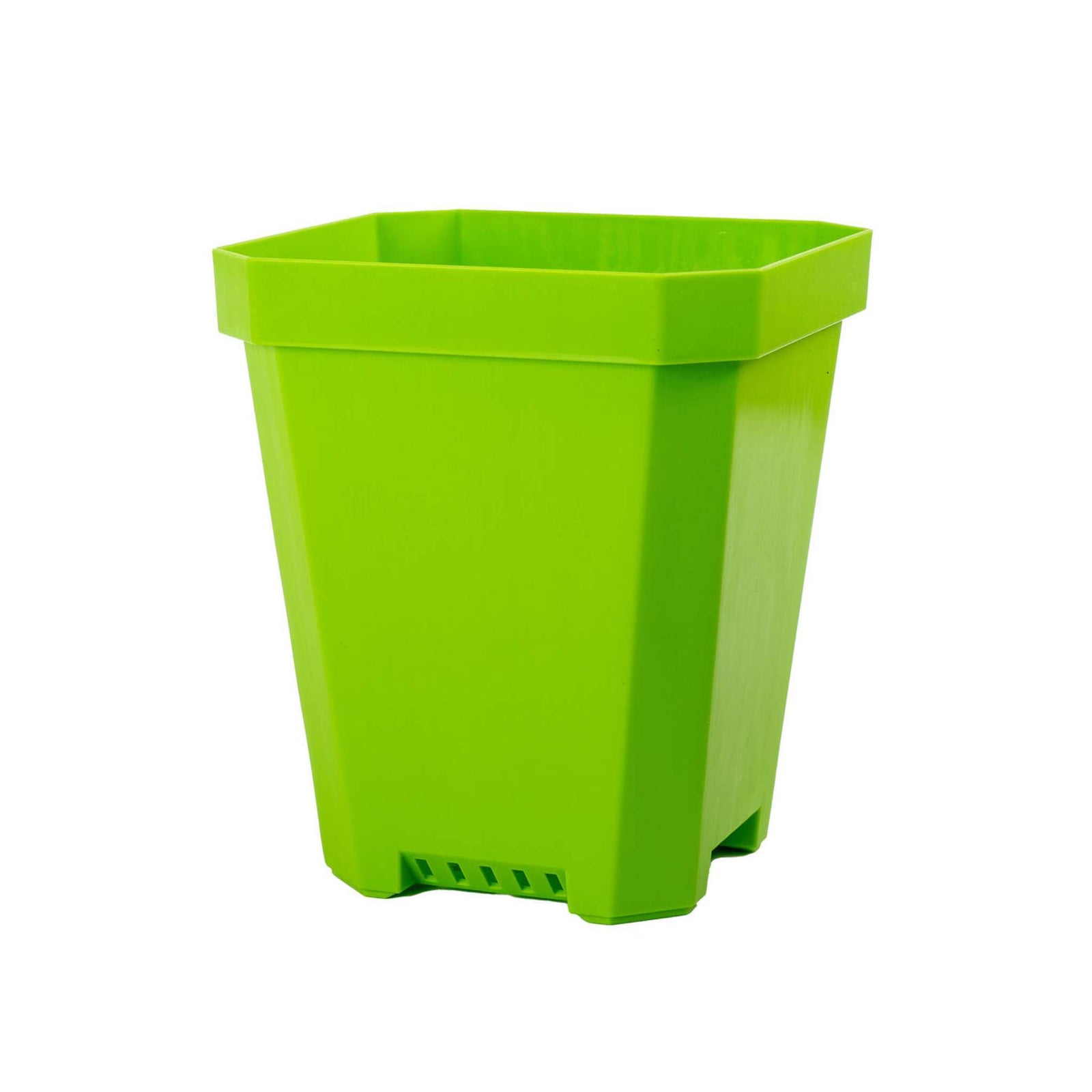 side profile 5" green nursery pot