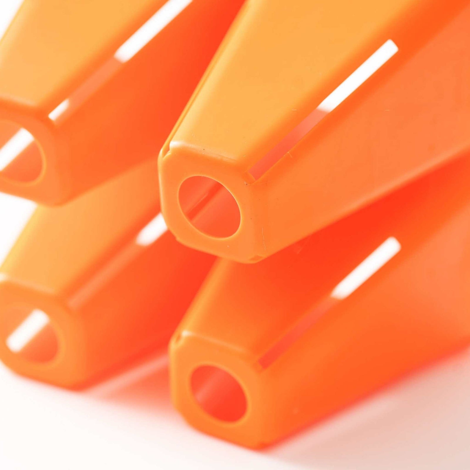 Orange 4 cell closeup bottom view