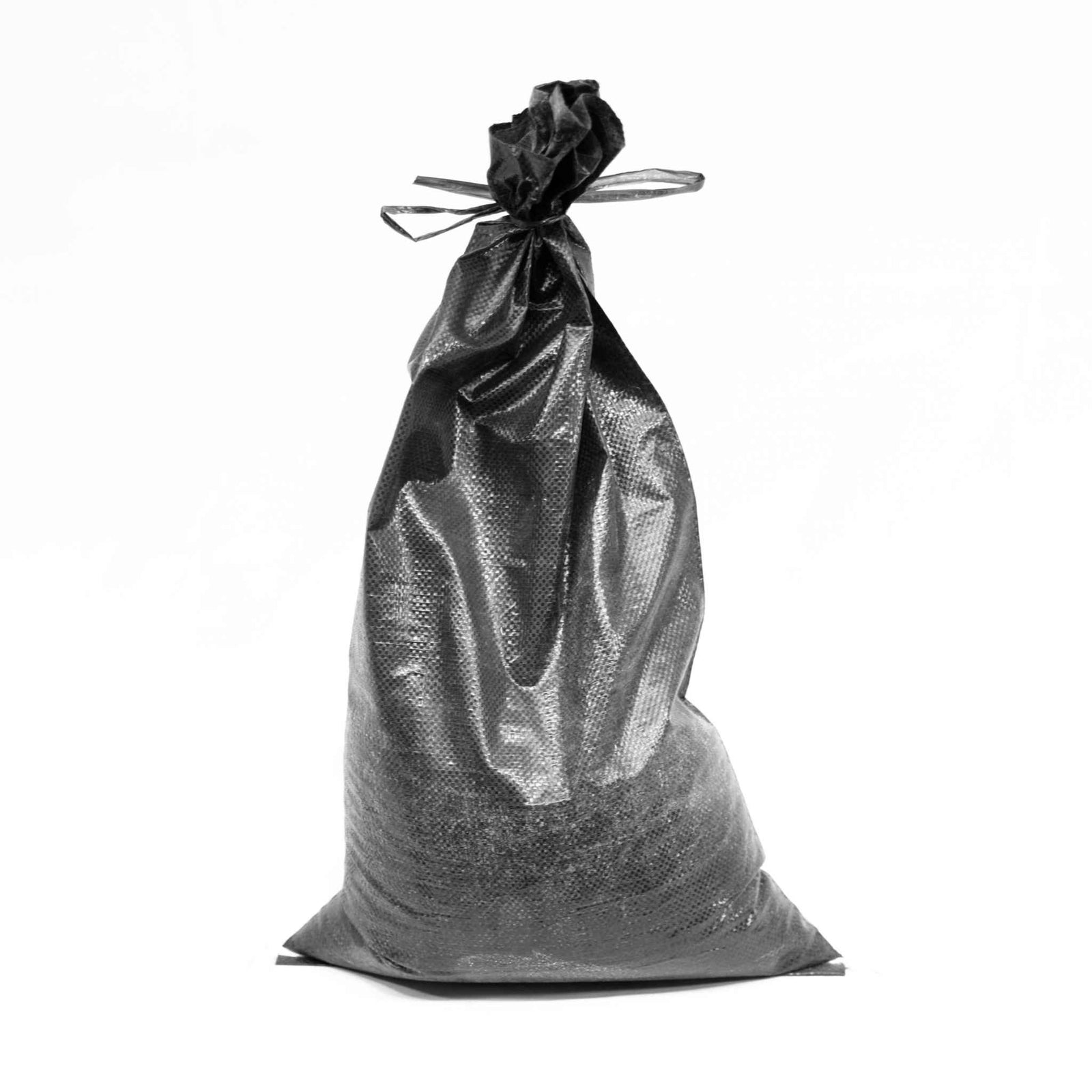 Filled 14" x 26" sand bag black