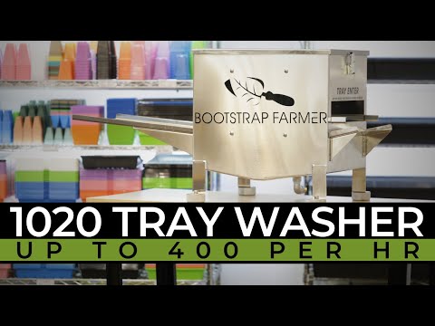 Commercial Microgreens Tray Washer