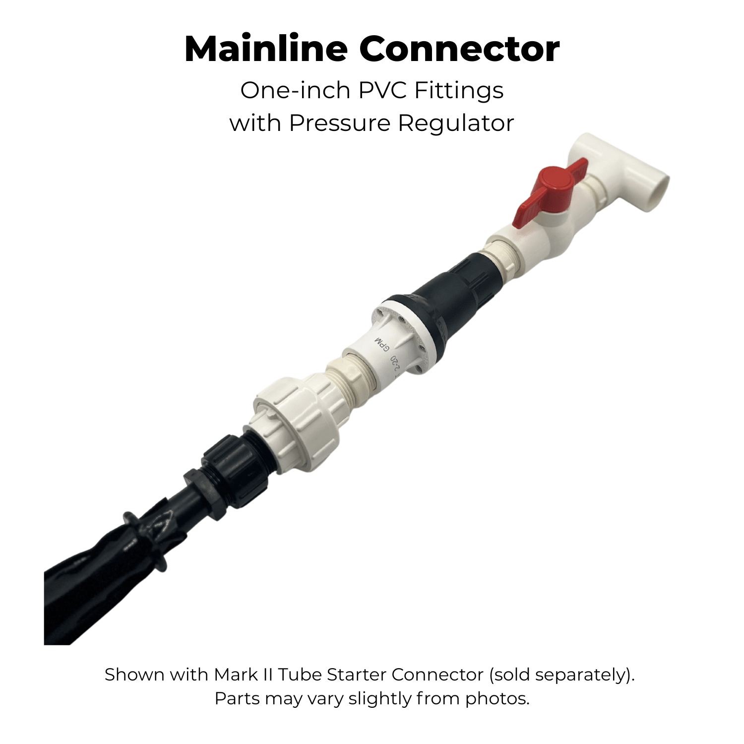 Sumi Soaker 1" Mainline Connector – Poly & PVC