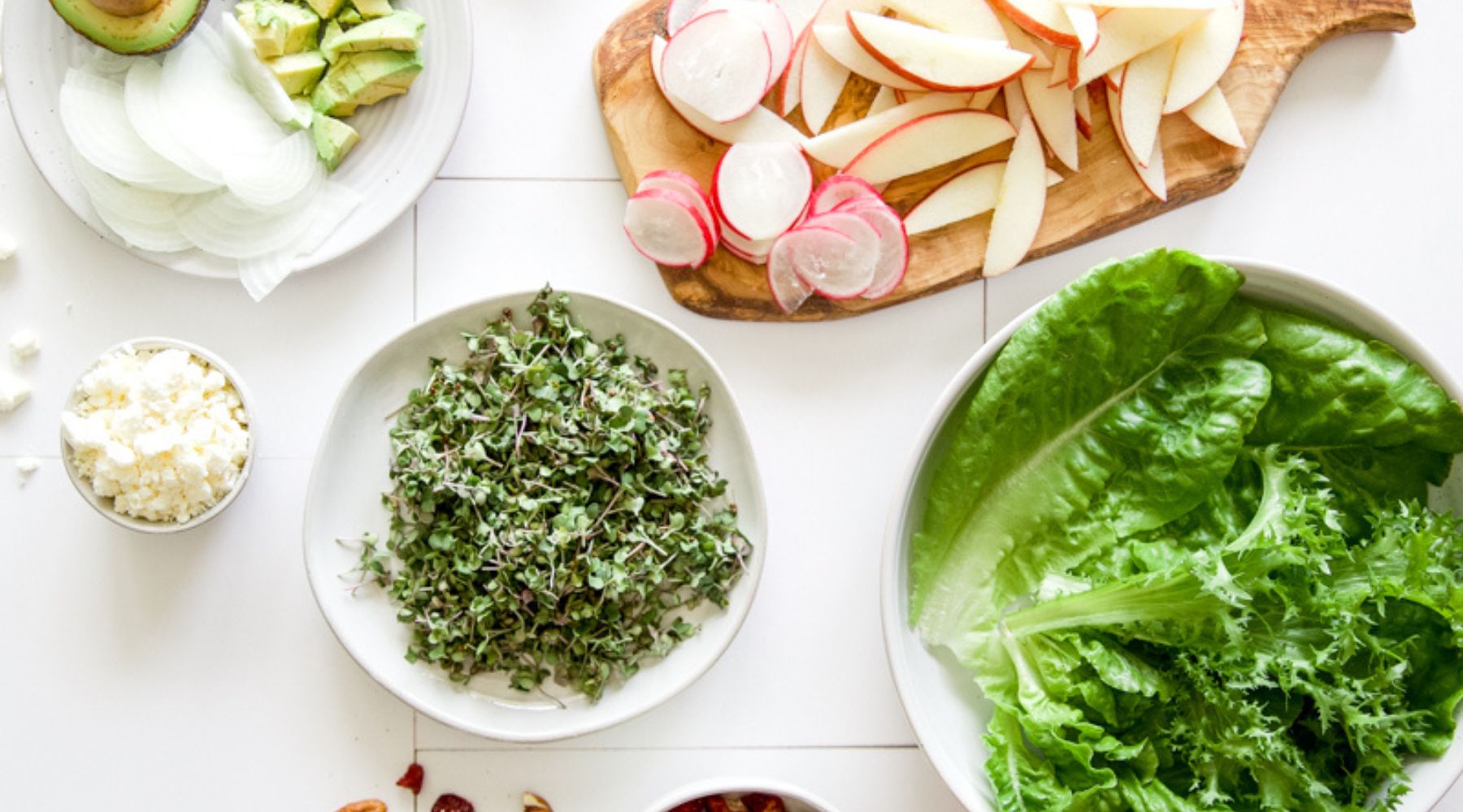microgreens salad