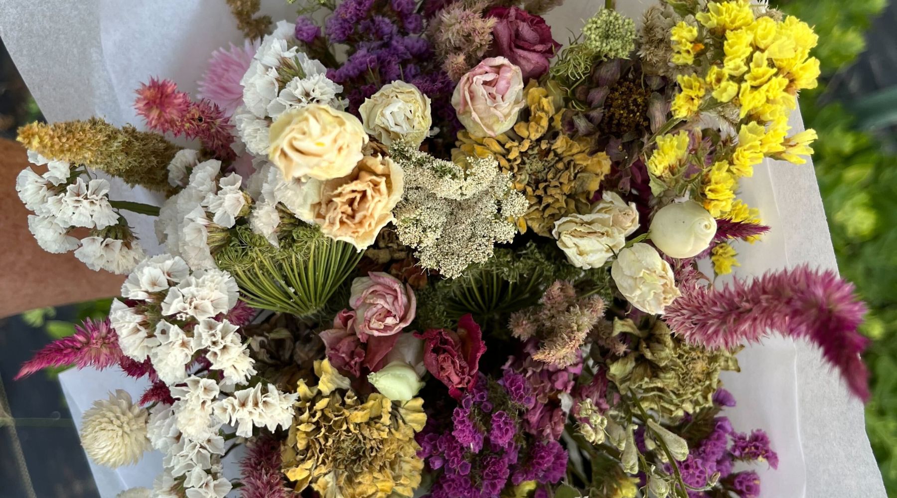 dried flower bouquets