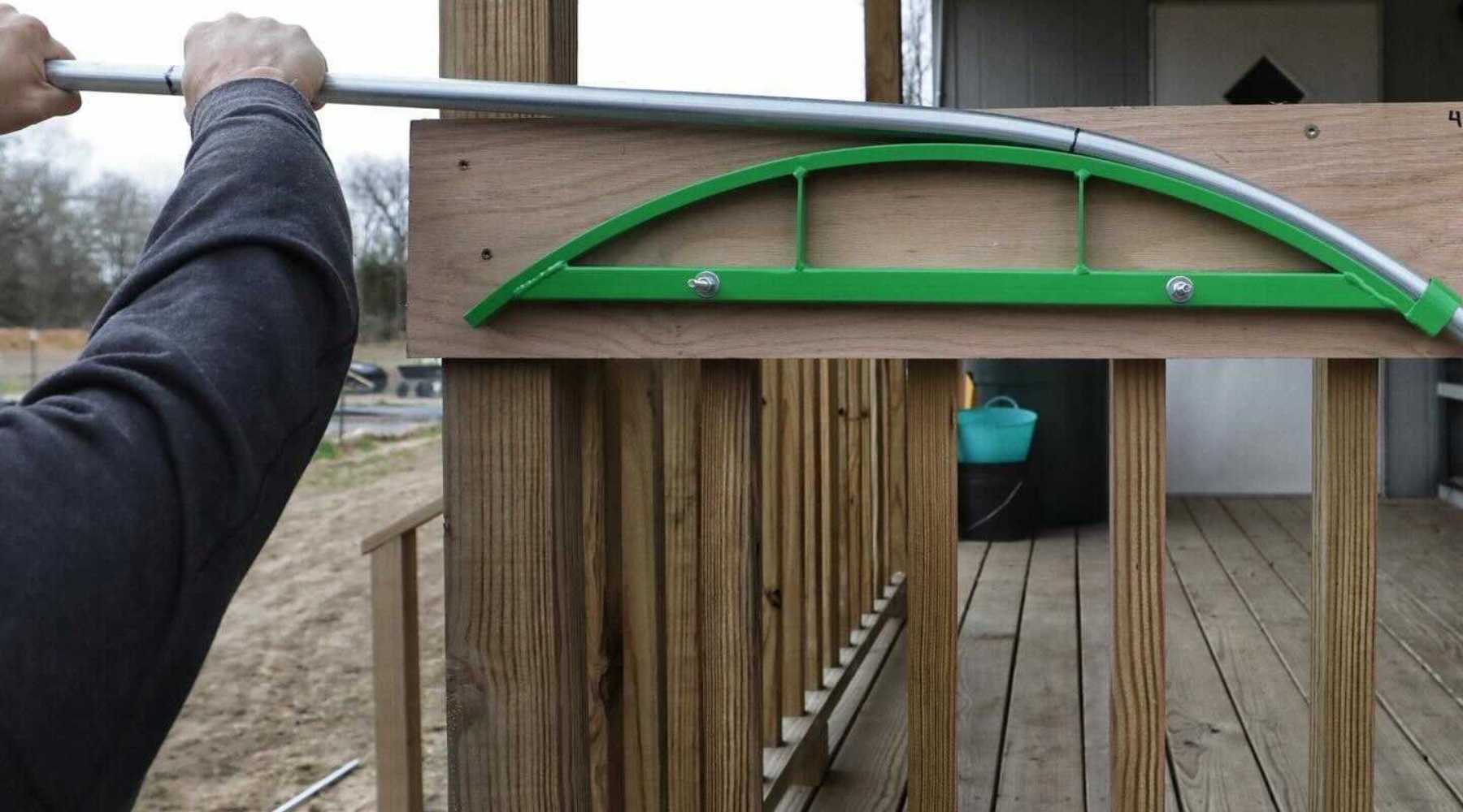 Bending Hoops for Hoop Houses