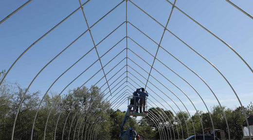 greenhouse ridgepoles