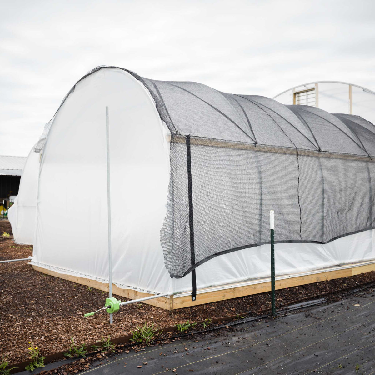 side view of 10' essential high tunnel