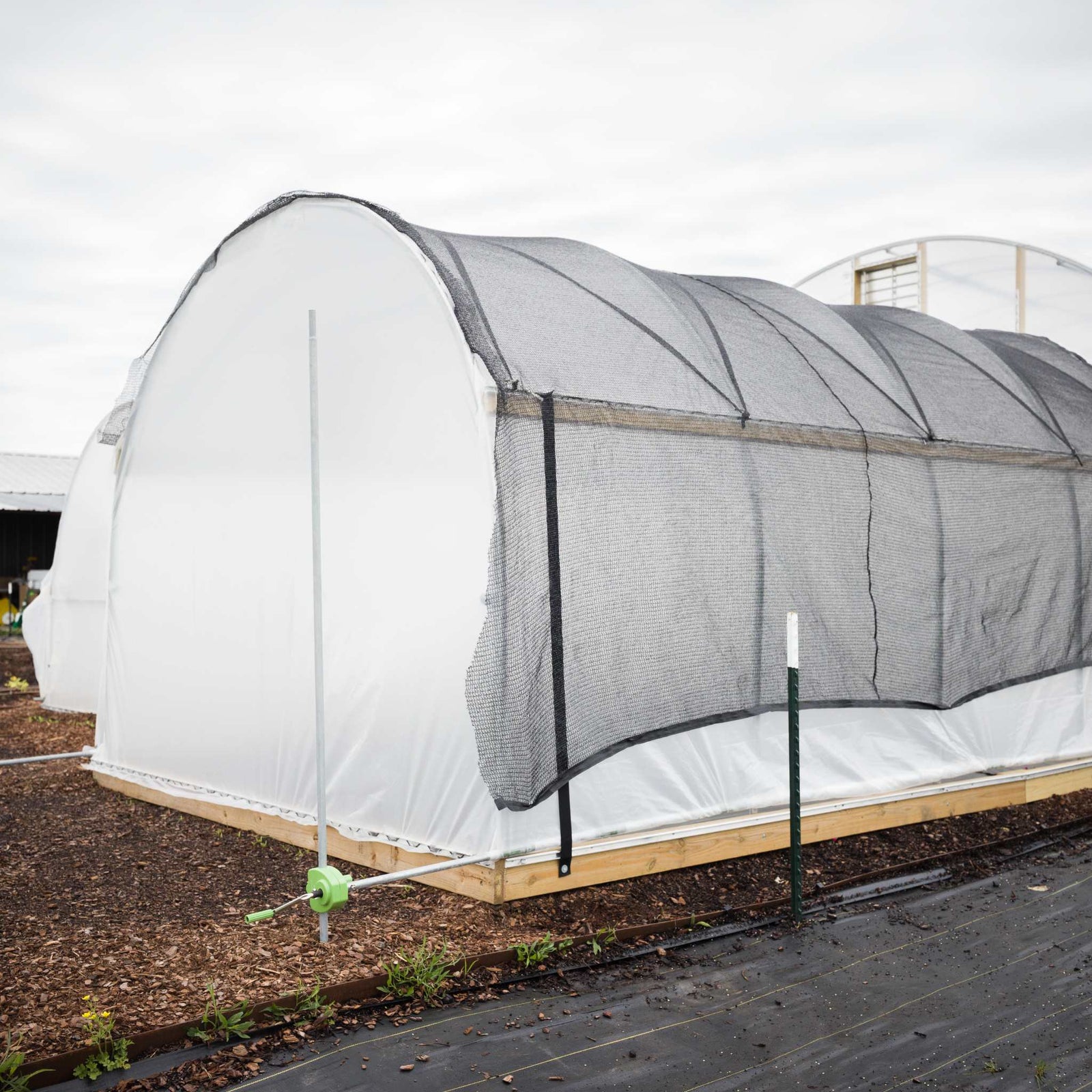 side view of 10' essential high tunnel
