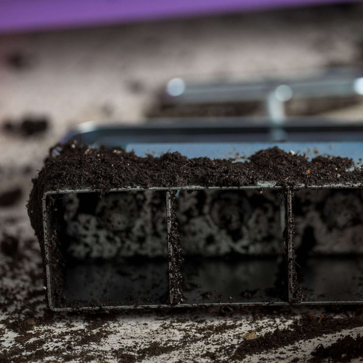 4 block soil blocker bottom view