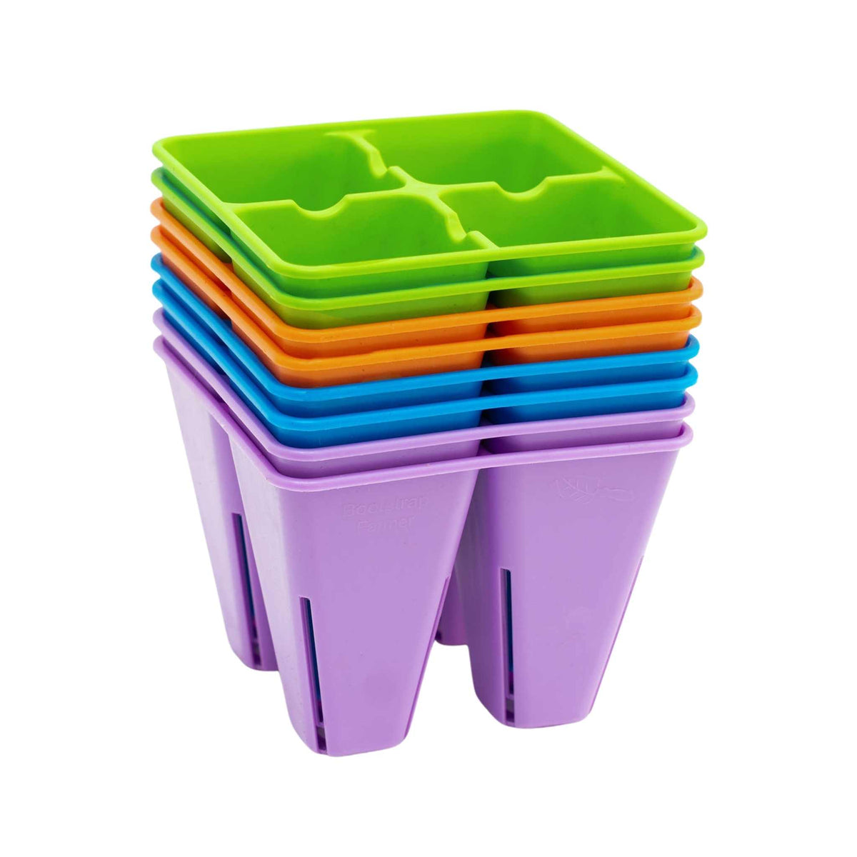 plastic plant inserts 4 Cell Plug Tray Inserts Purple / 80
