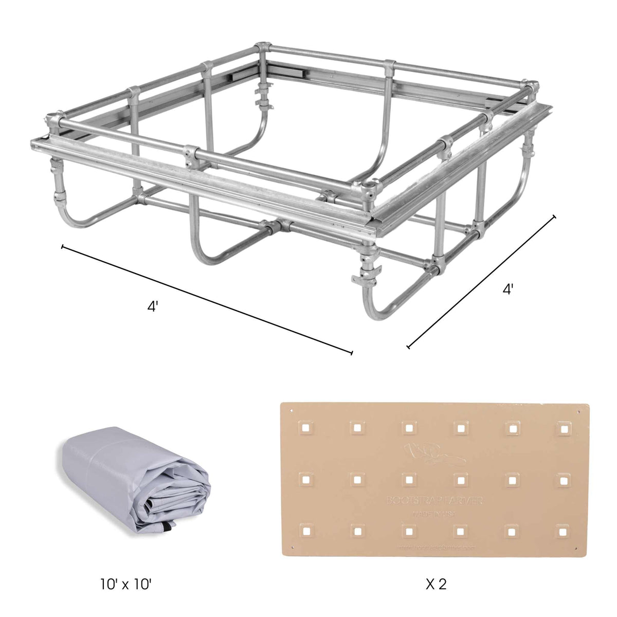 4&#39; x 4&#39; Deep Water Culture Kit
