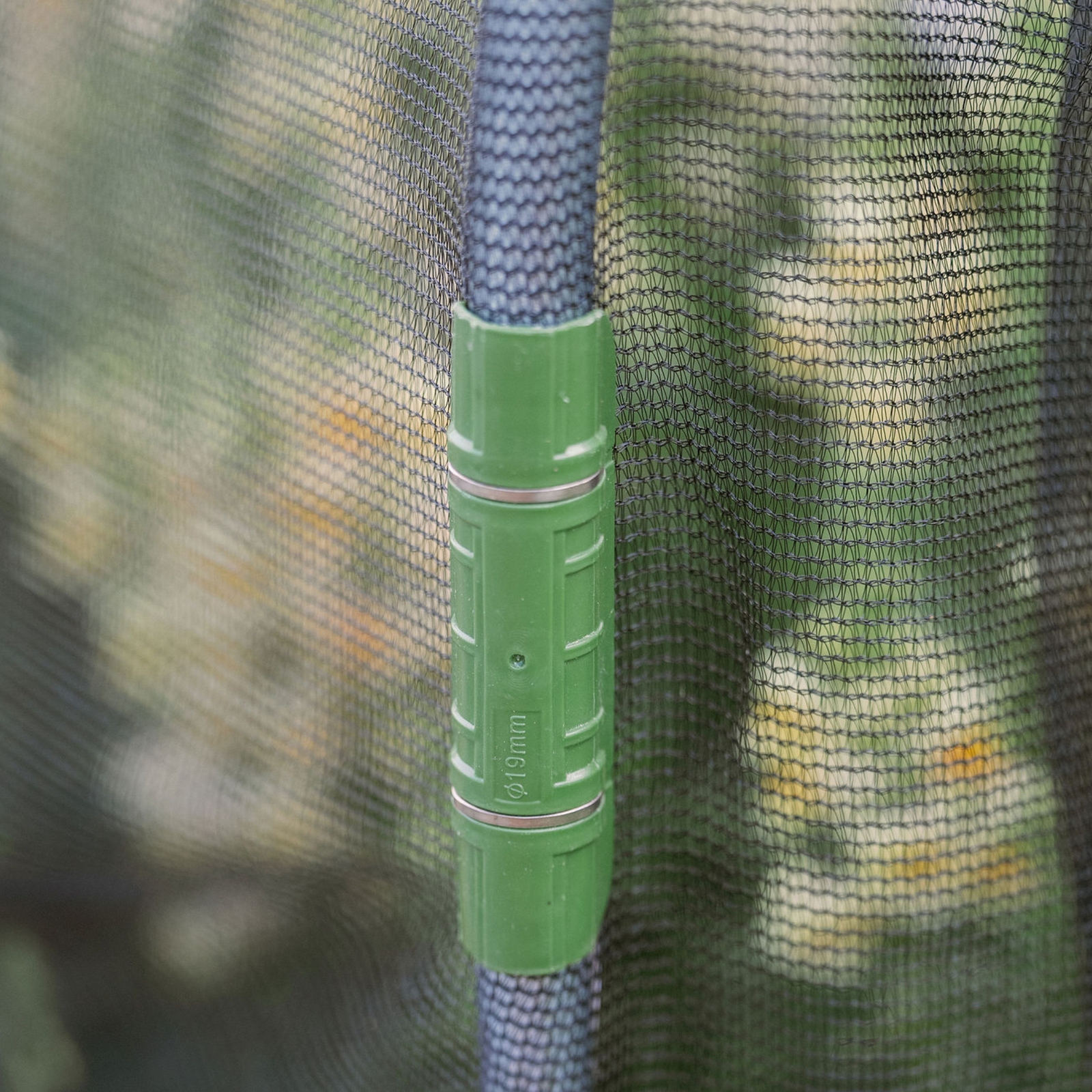 50% black monofilament shade cloth with snap clamp