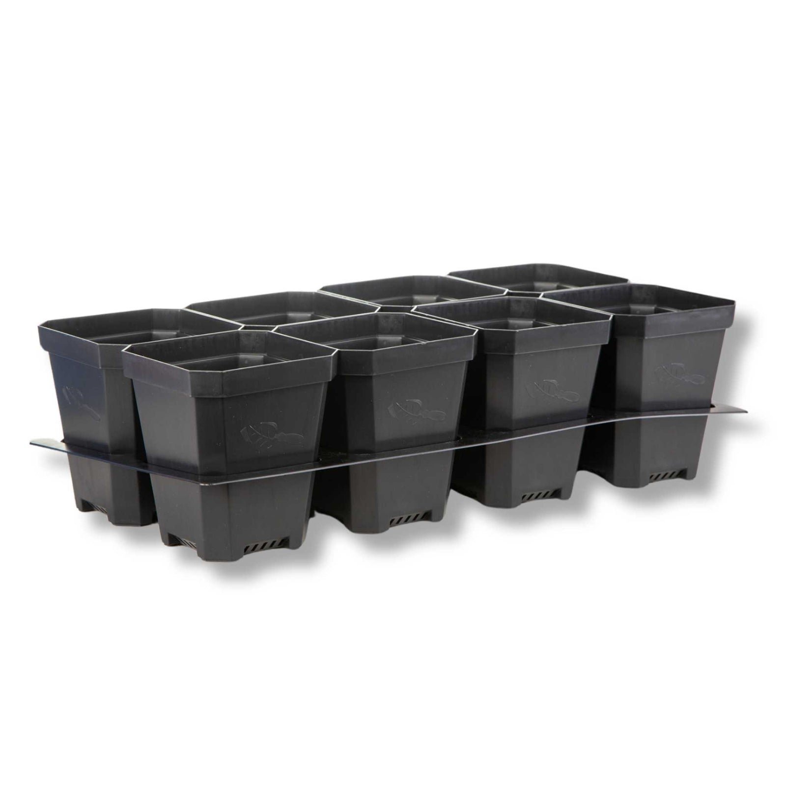 black 5" pots with insert