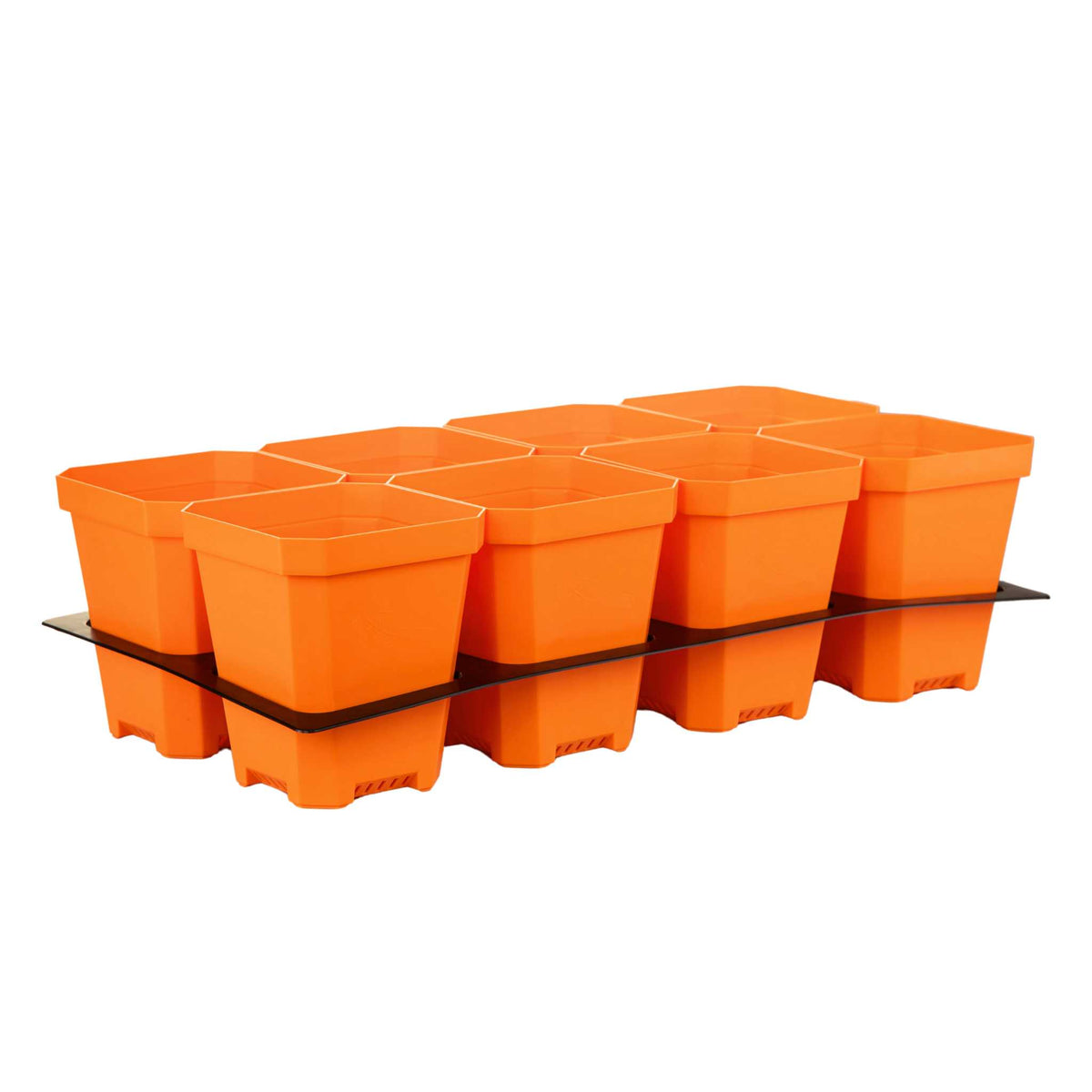 5" orange pot with insert