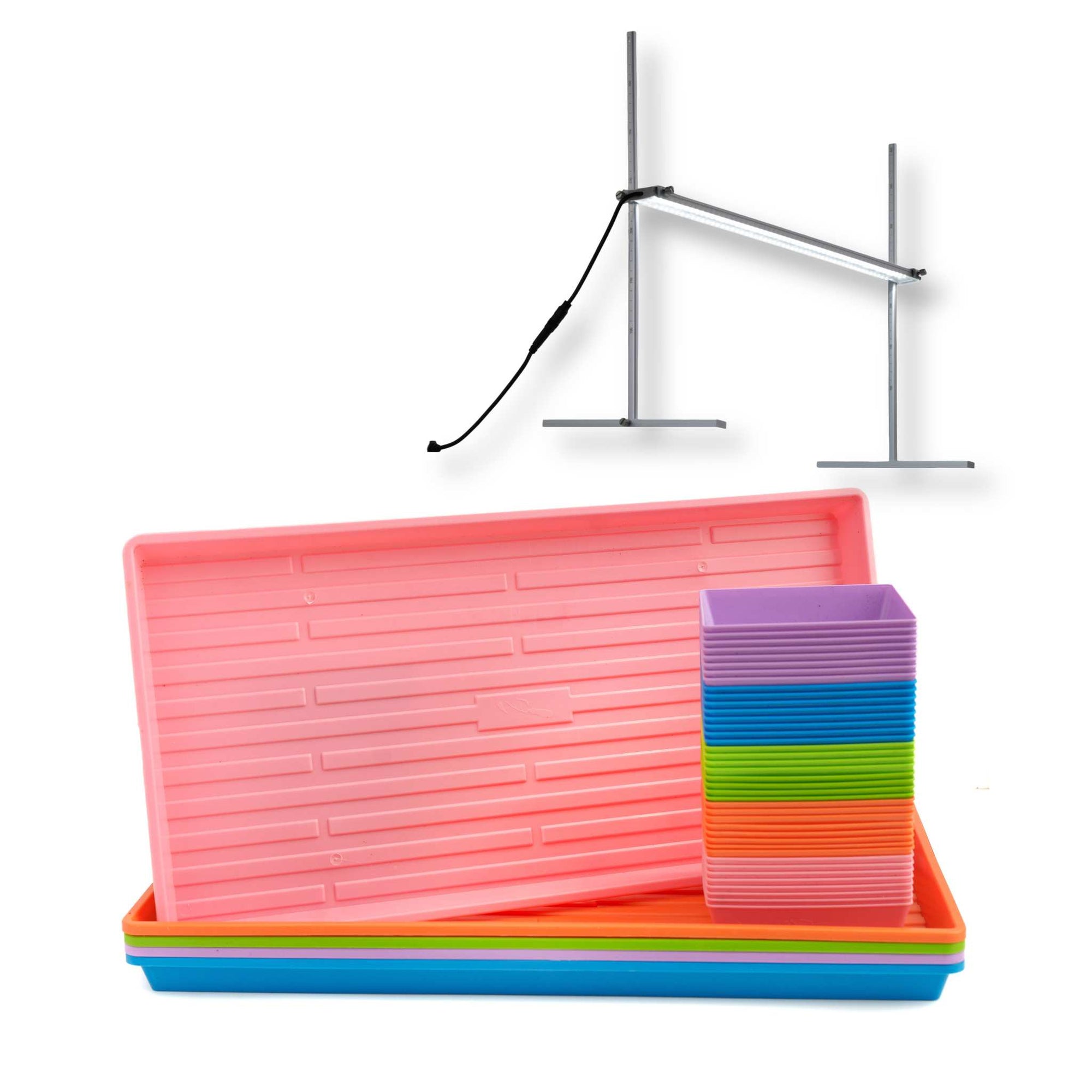 5x5 microgreens kit with led light