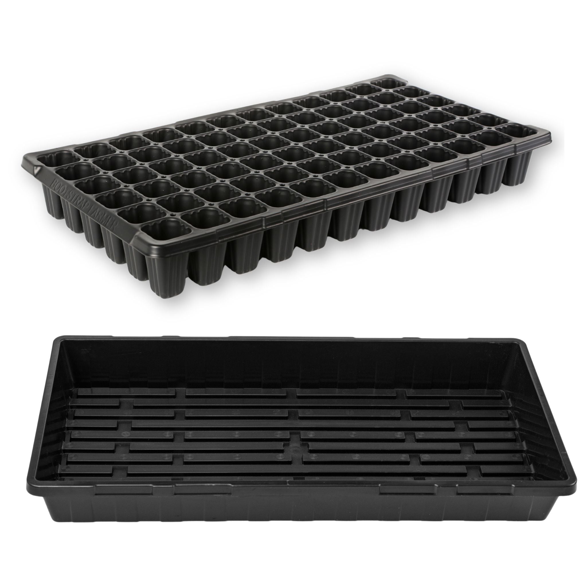 flat plastic trays for plants 72 Cell And Flat Tray Combo 5 Pack