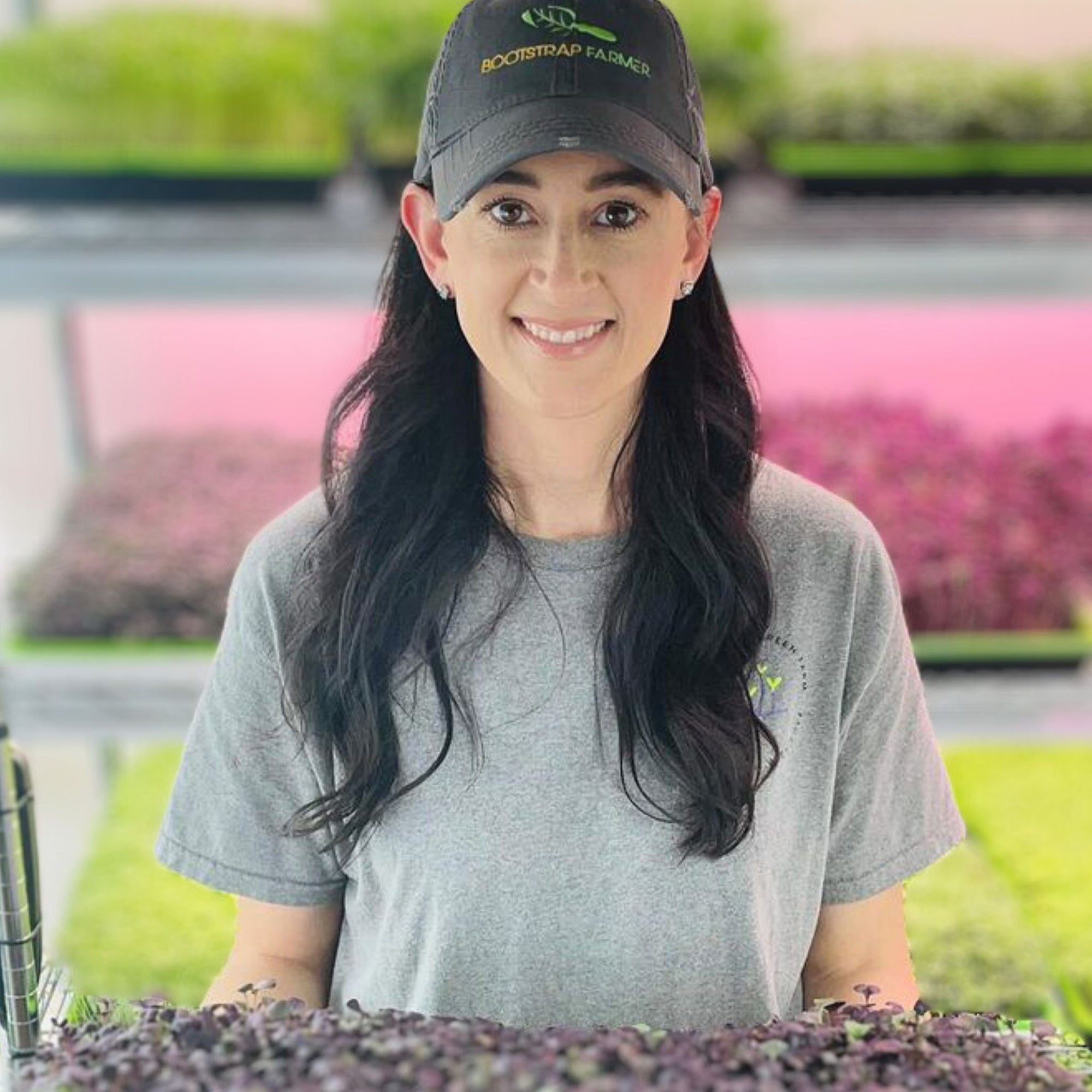 logo hat mission hills microgreens
