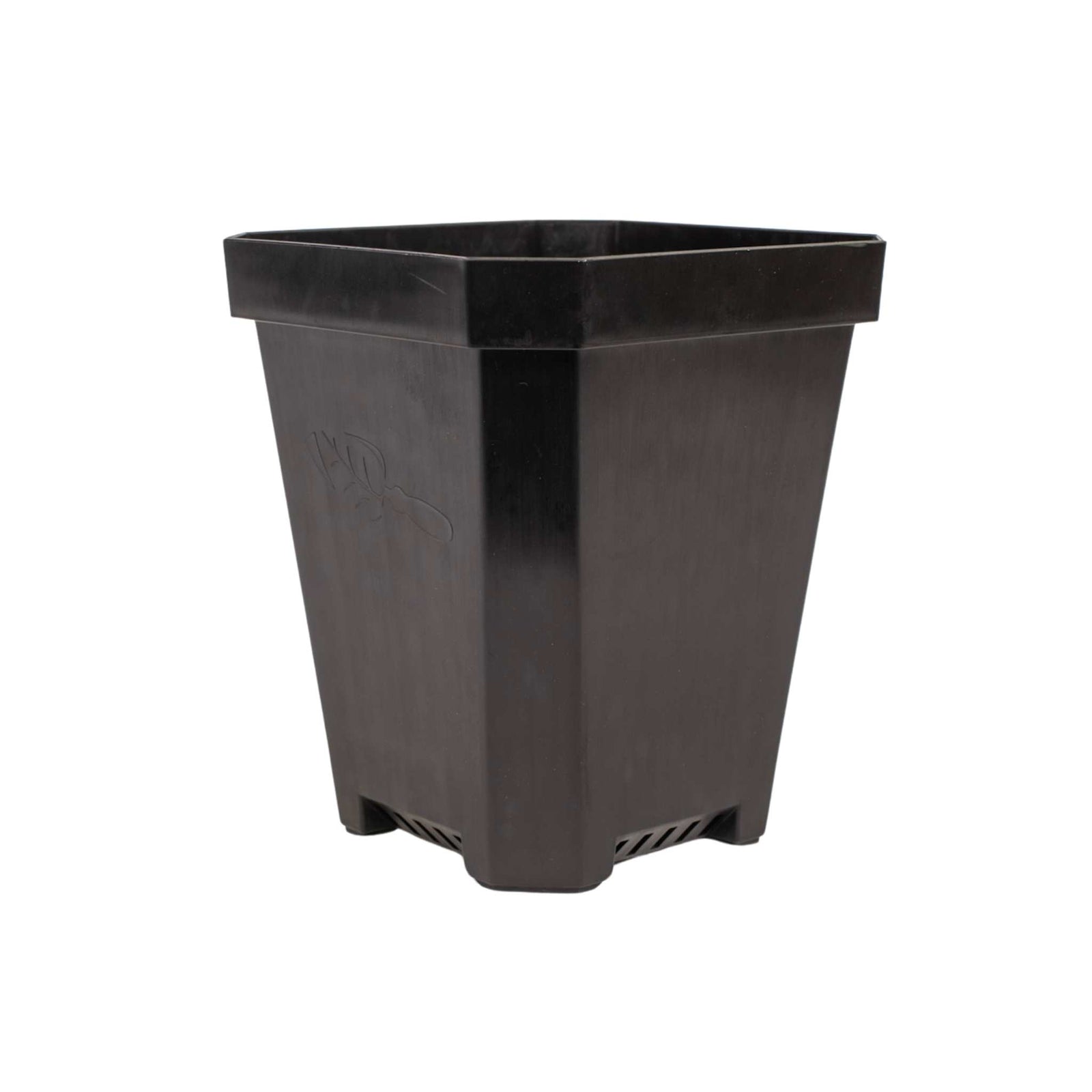 side profile 5" black nursery pot
