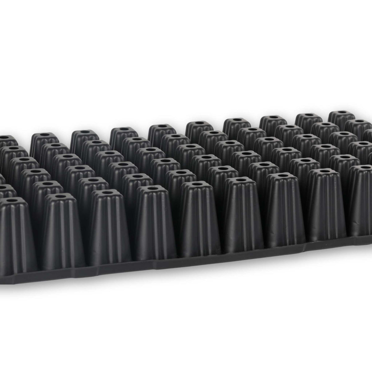 bottom view of plug tray 72 cell