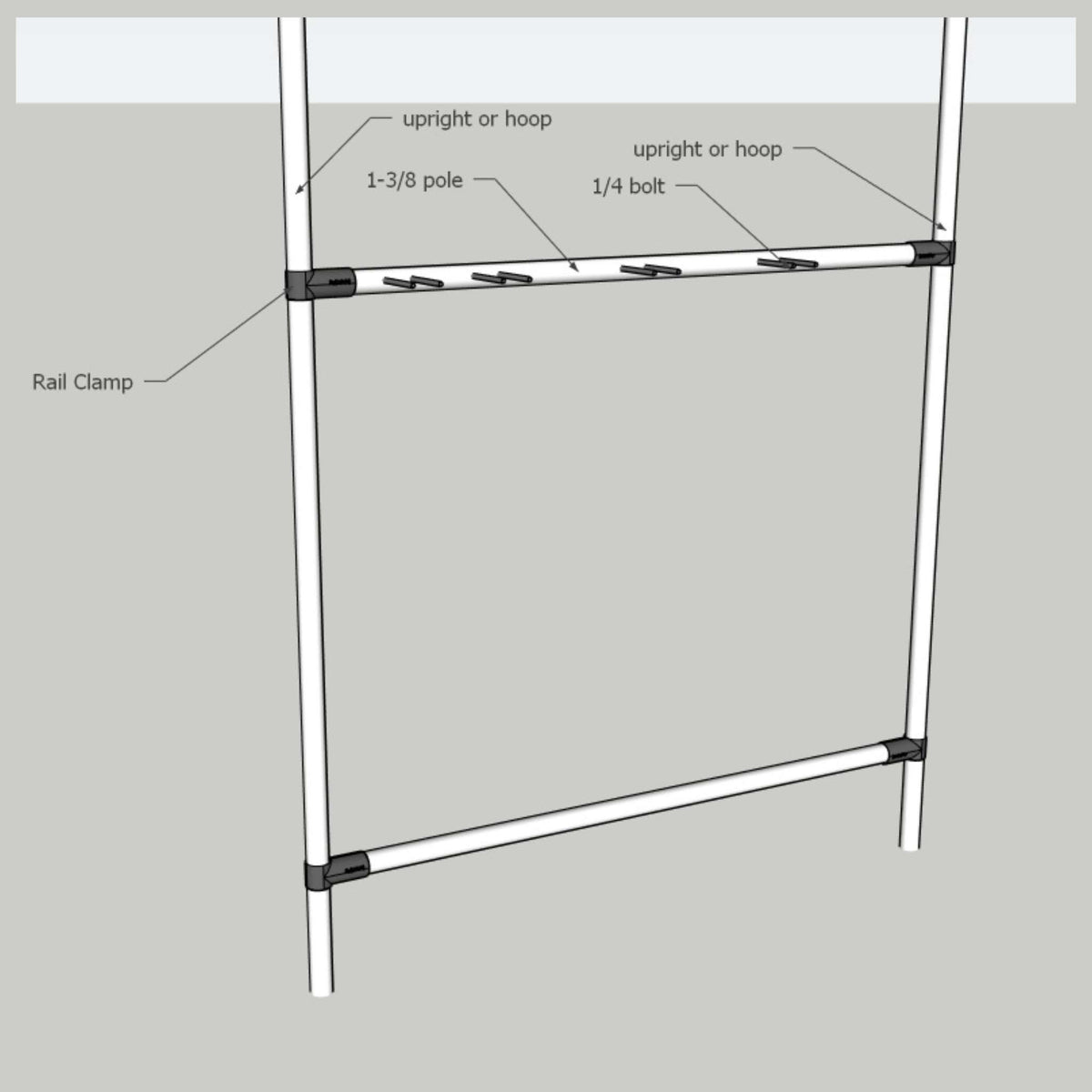 DIY Garden Tool Rack Organizer