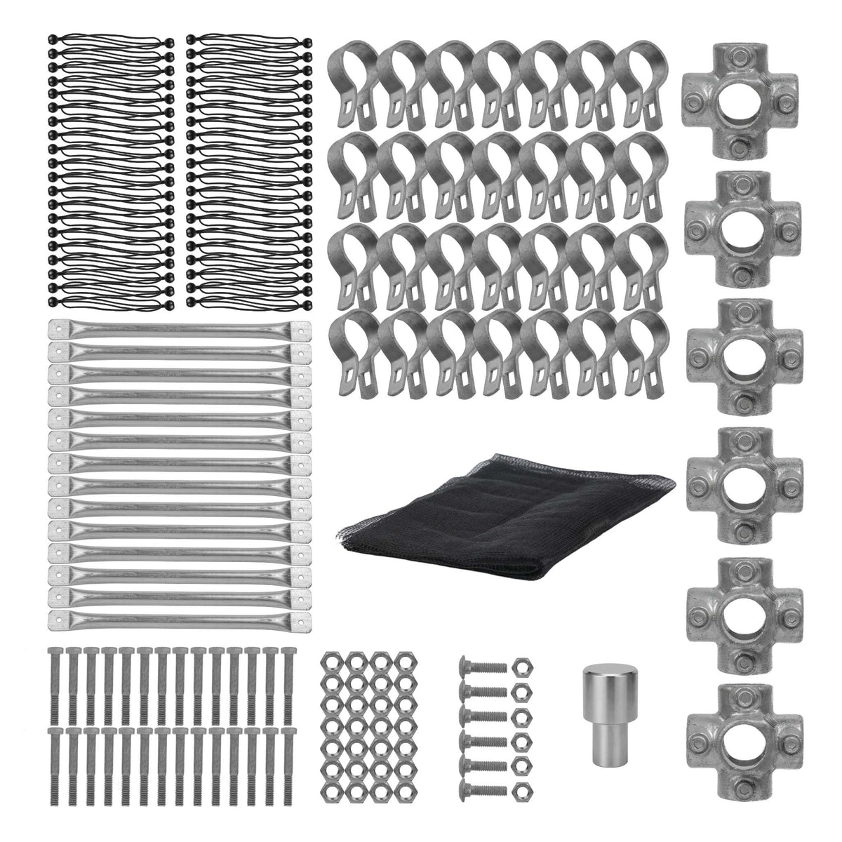 components for diy 10 x 20 shade structure