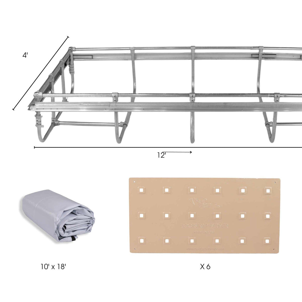 4' x 12' Deep Water Culture Kit