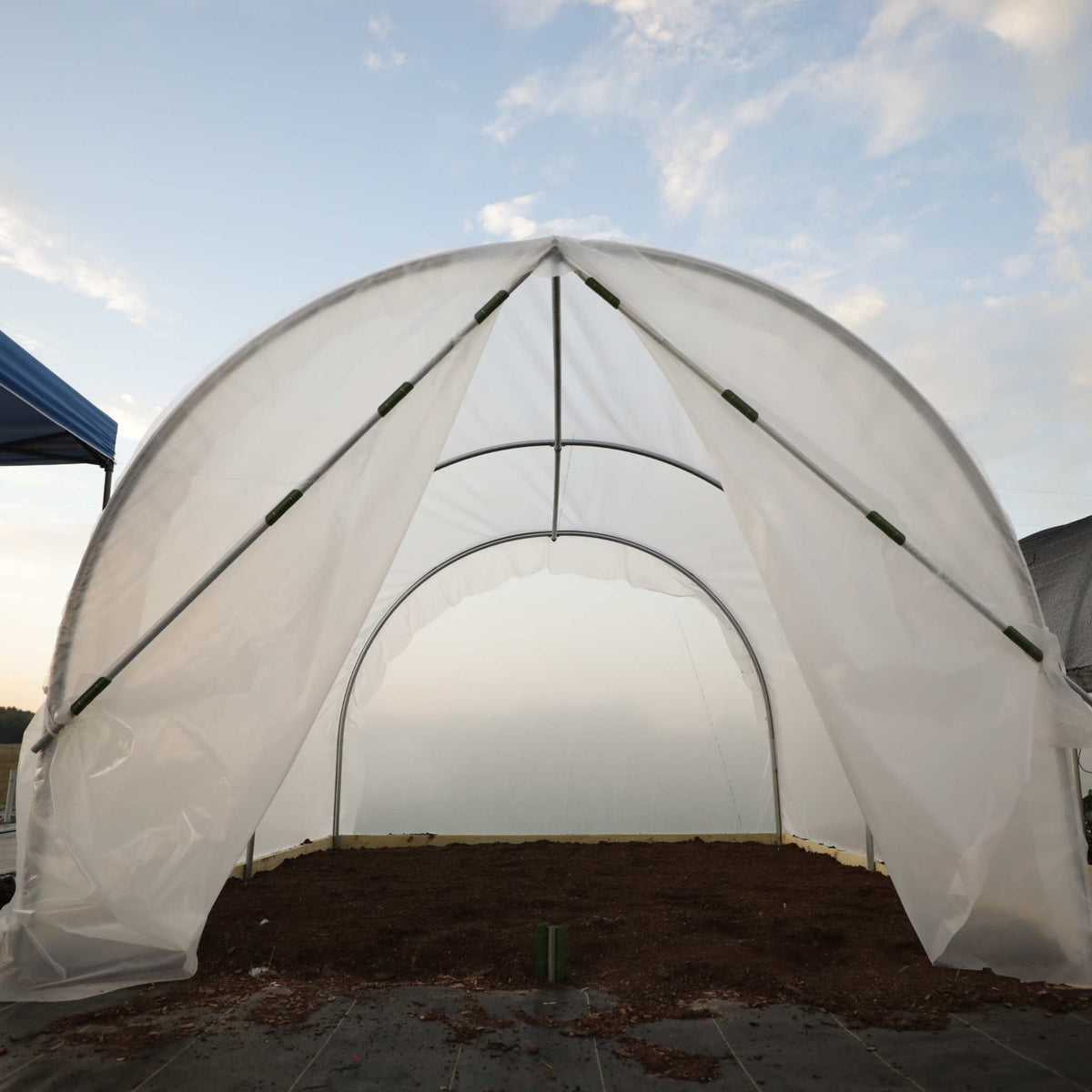 scissor door for the hobby greenhouse