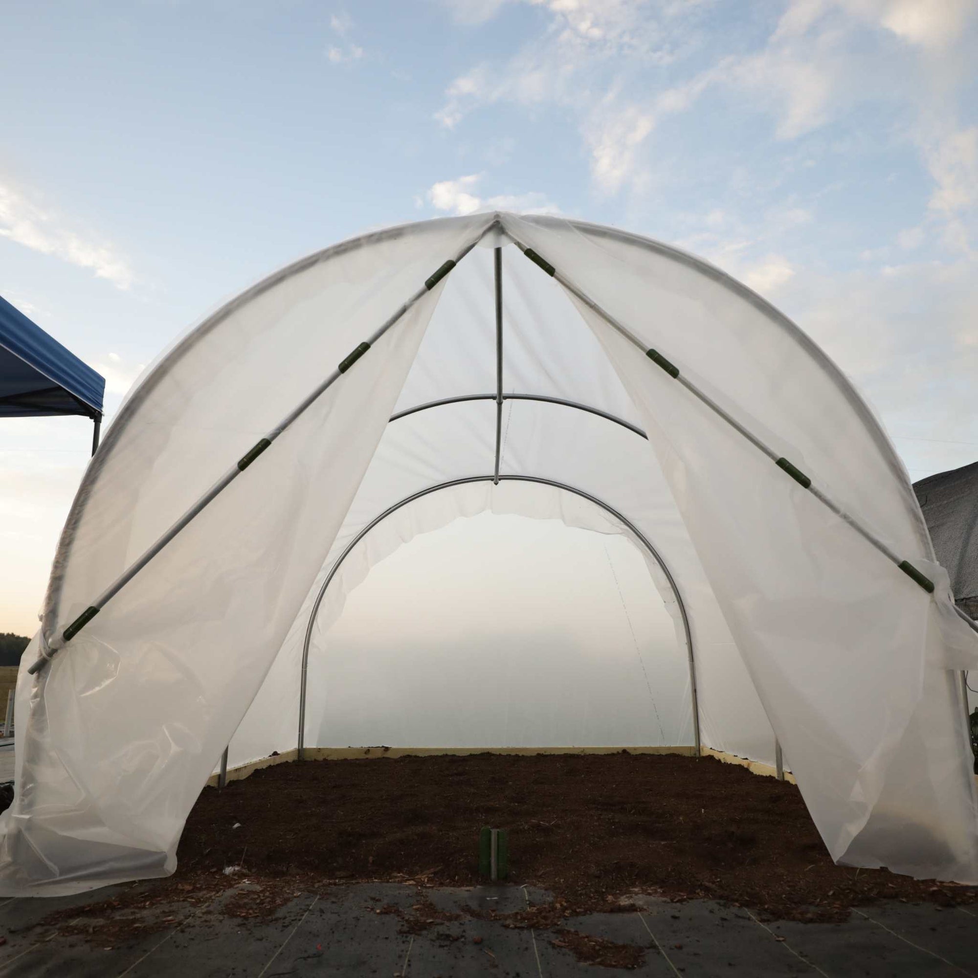 scissor door for the hobby greenhouse