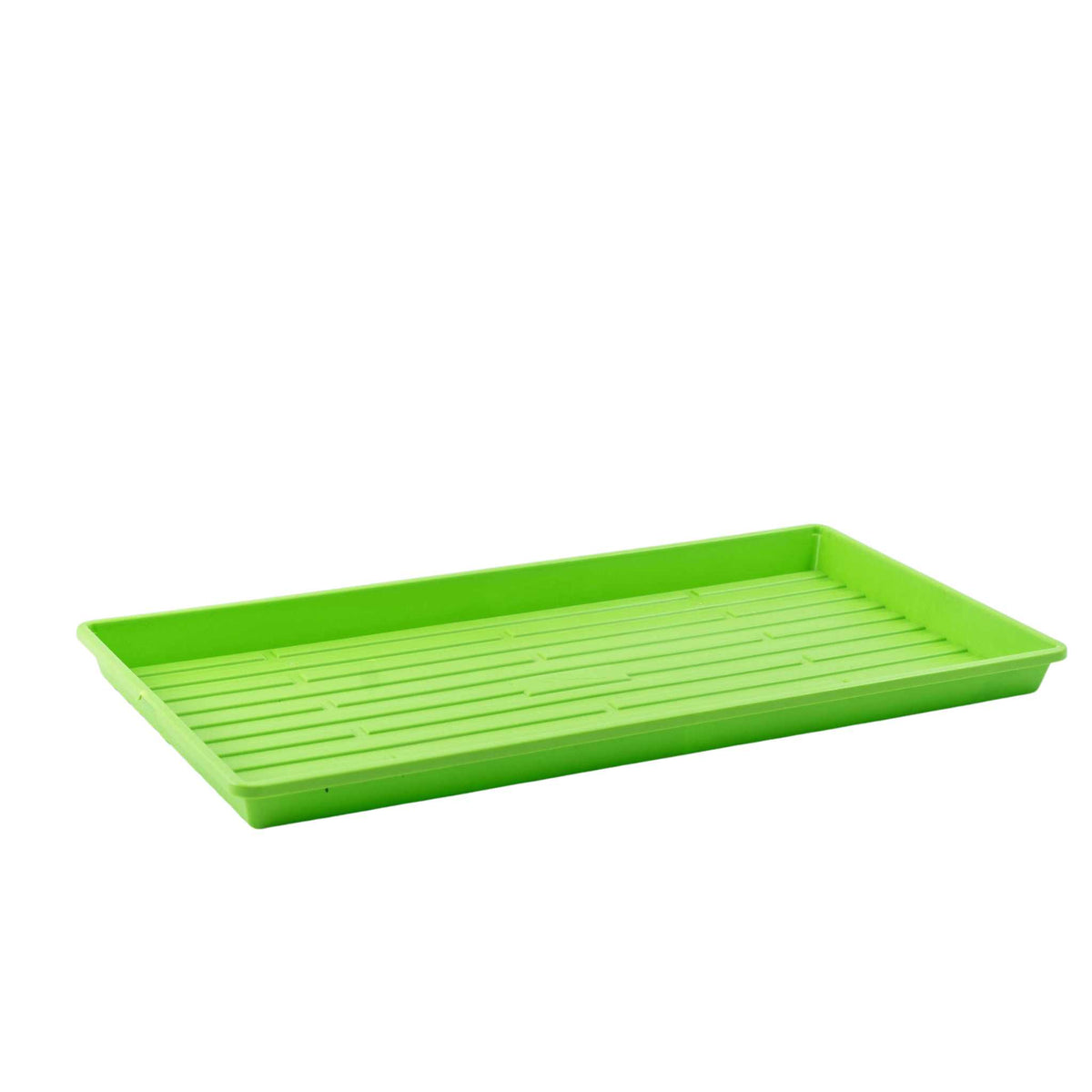 Green Shallow Microgreen Tray No HOles