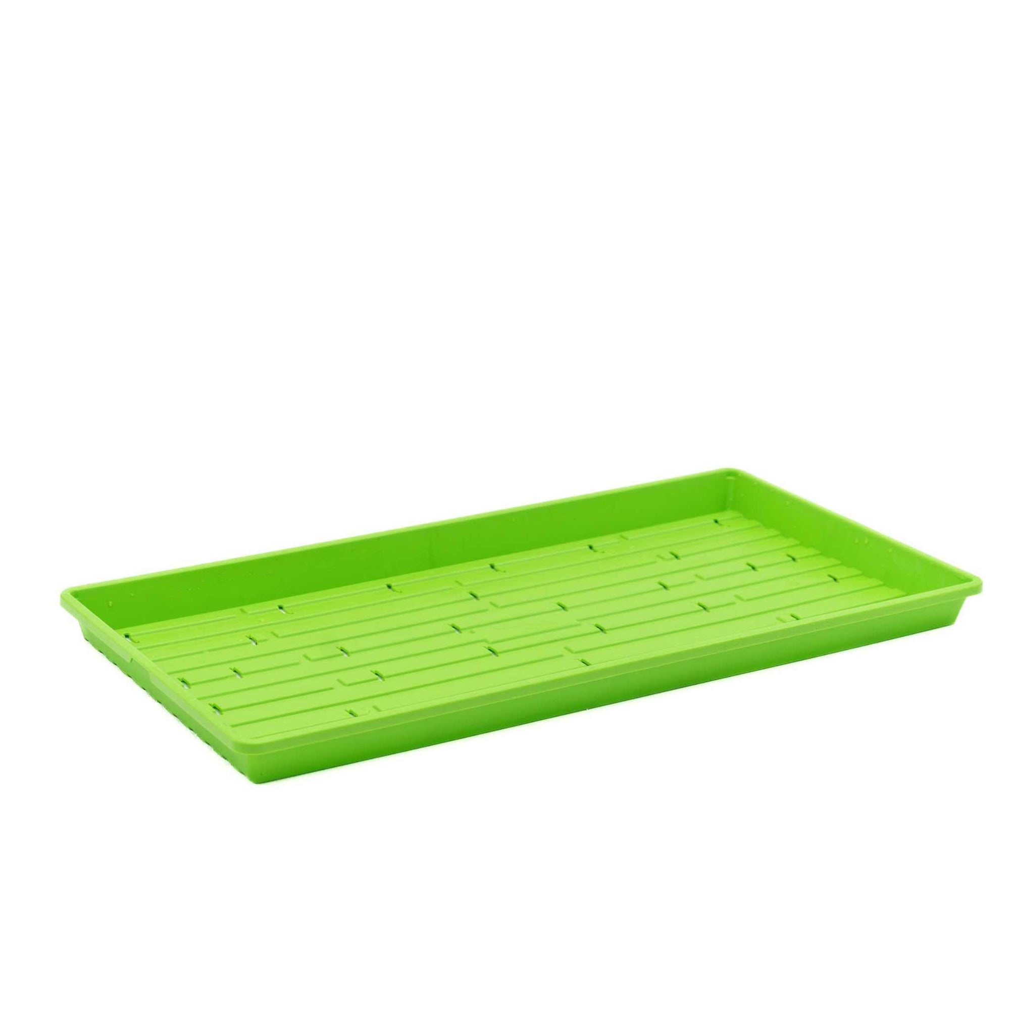 Green 020 Microgreen Tray Shallow With holes