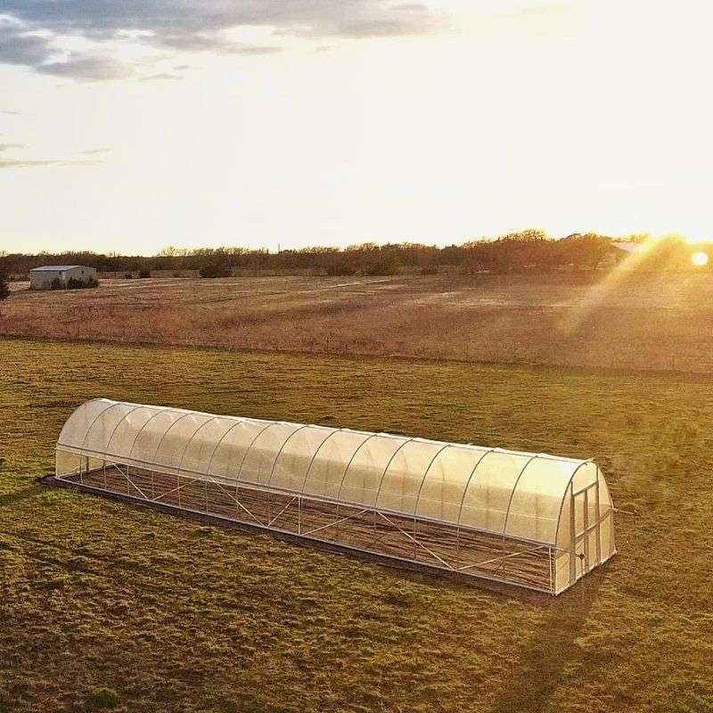 round all metal greenhouse kit