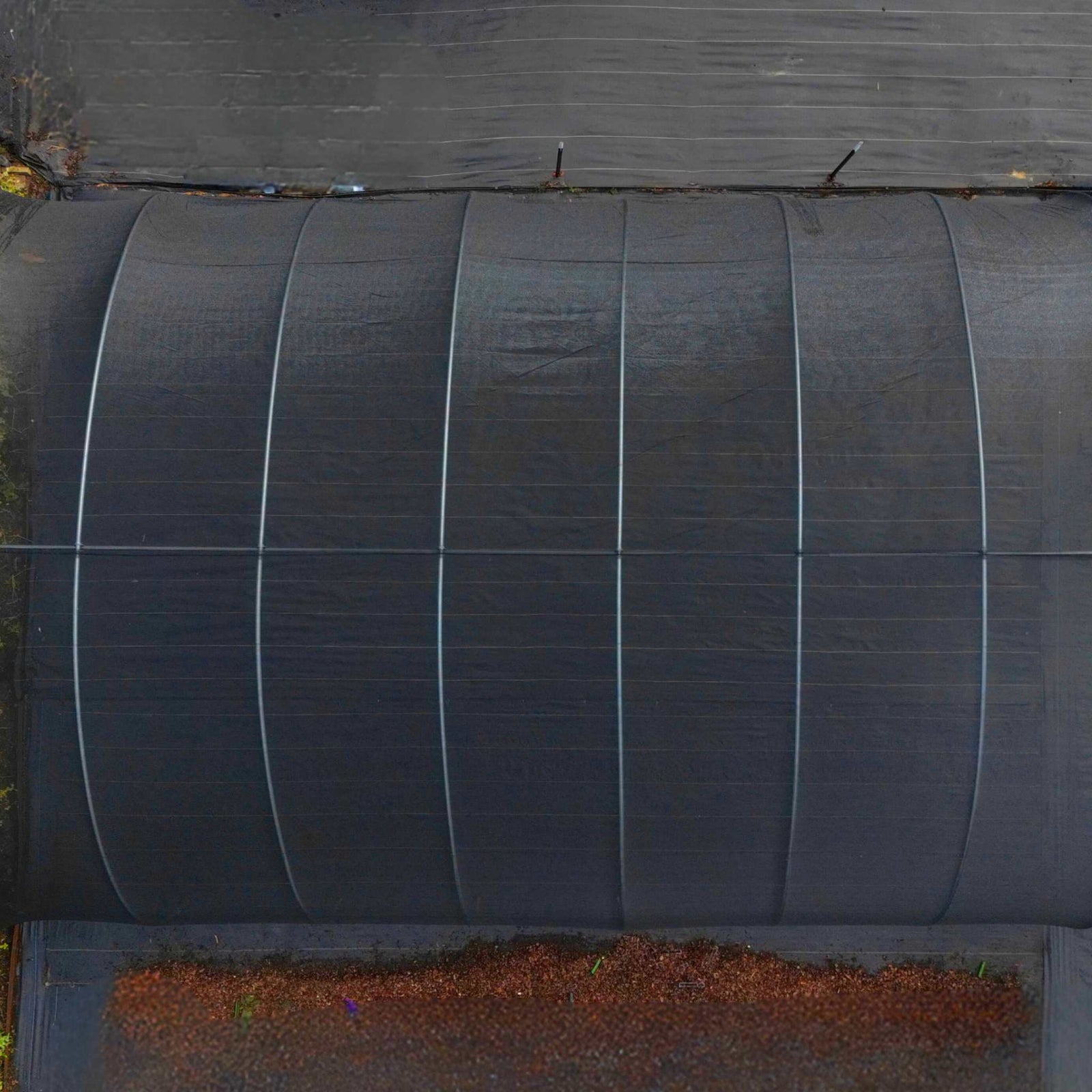 shade house kit top birdseye view