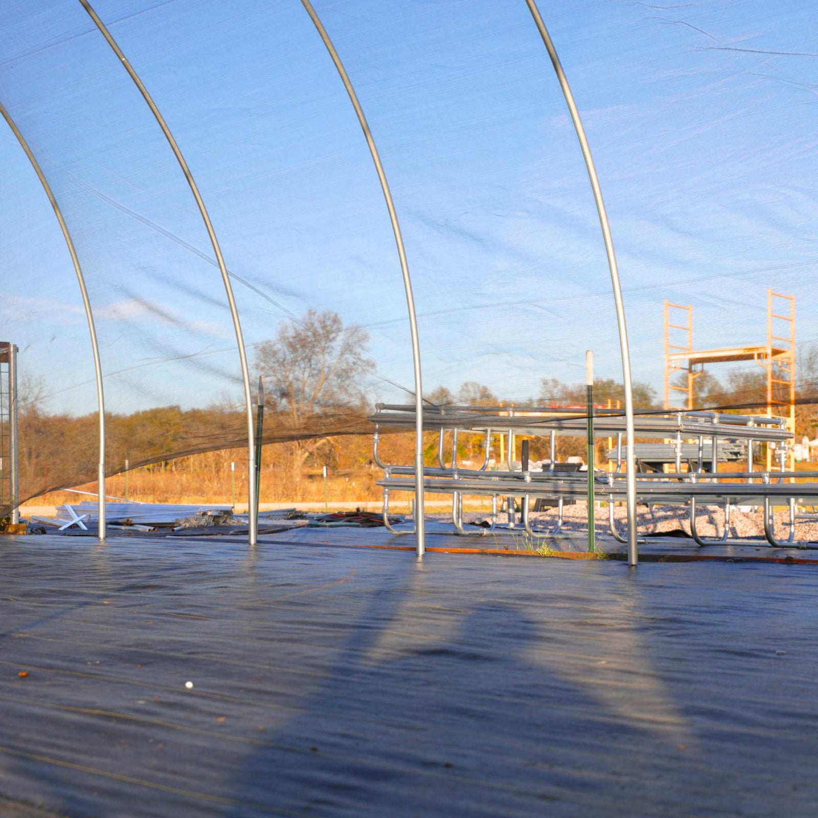 shade house kit inside view