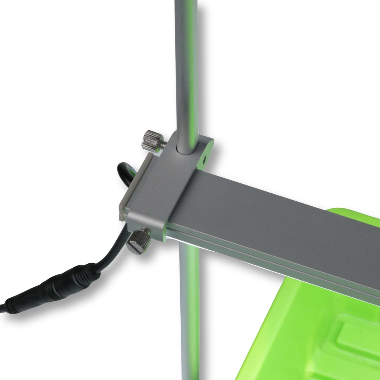 2ft LED light with stand closeup on adjustment