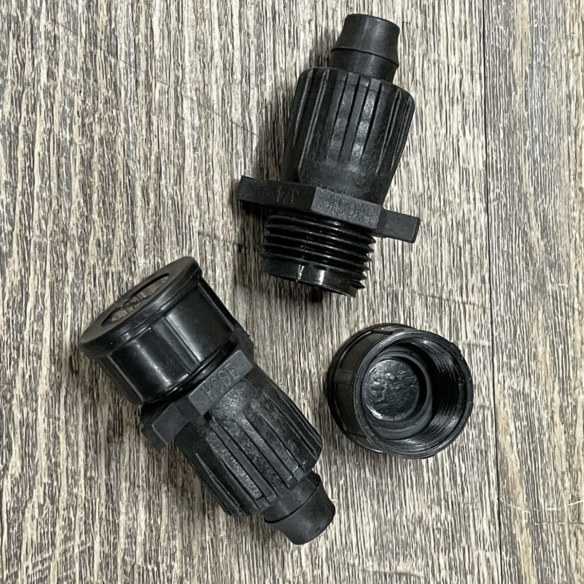 spin lok hose end with hose end caps