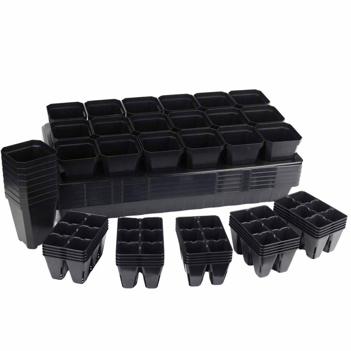 Ultimate Backyard Gardener Bundle Black without domes
