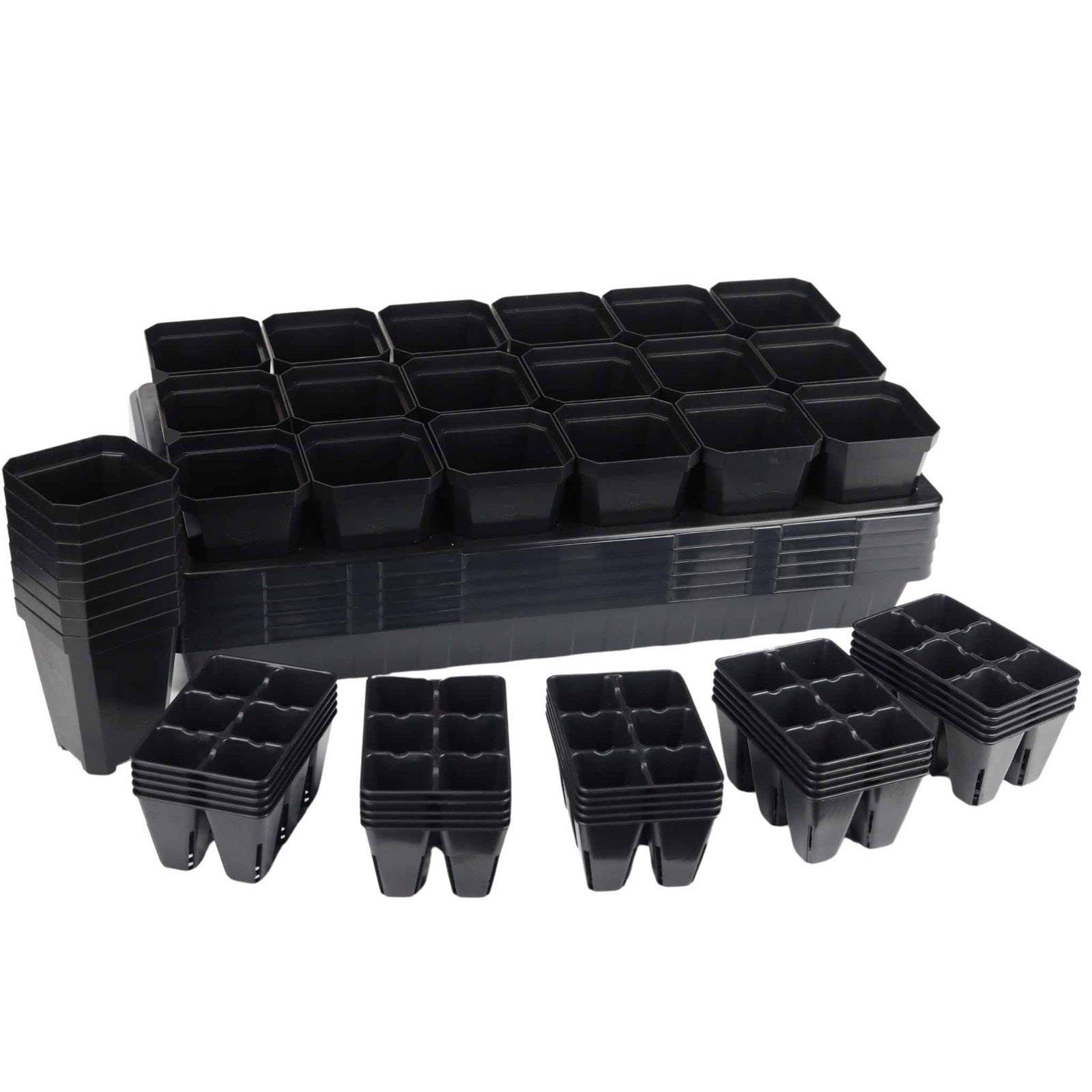 Ultimate Backyard Gardener Bundle Black without domes
