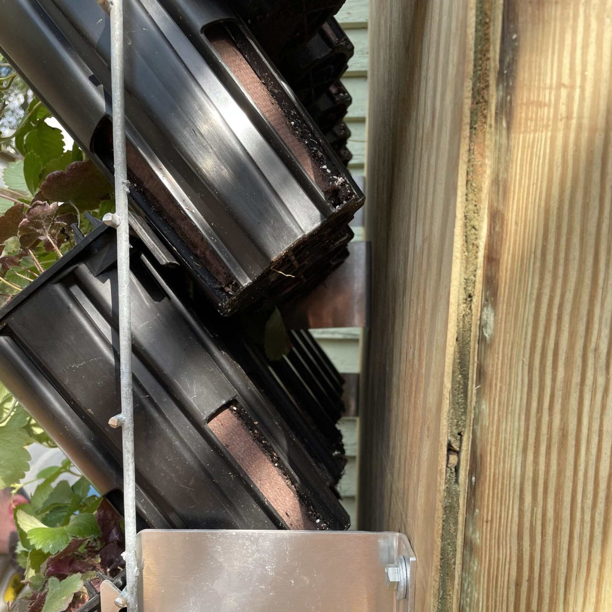 varden sleeves installed on living wall