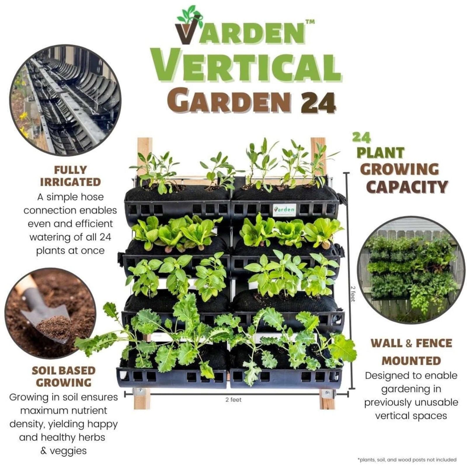 Varden Vertical Garden 24"