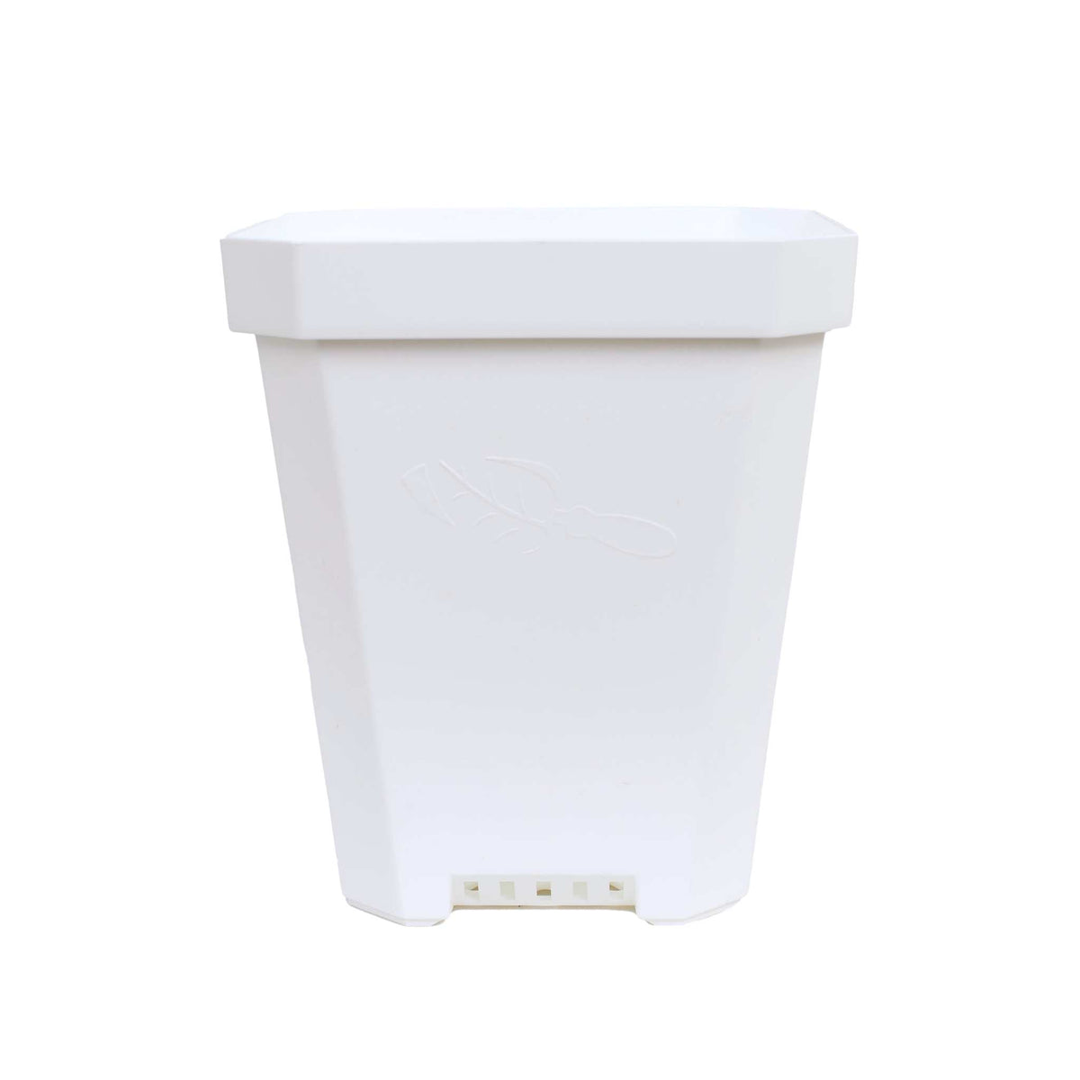 white 5" nursery pot