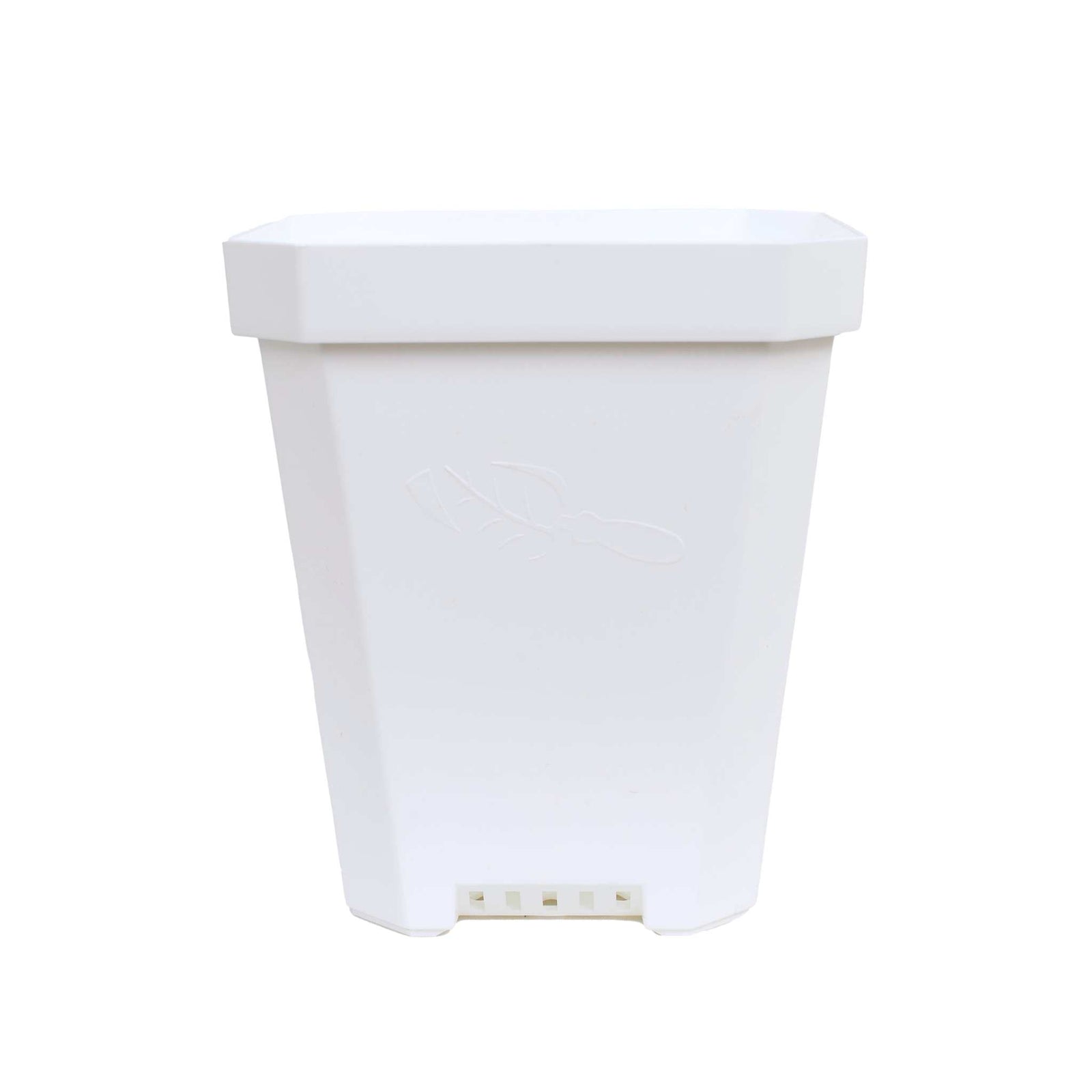 white 5" nursery pot