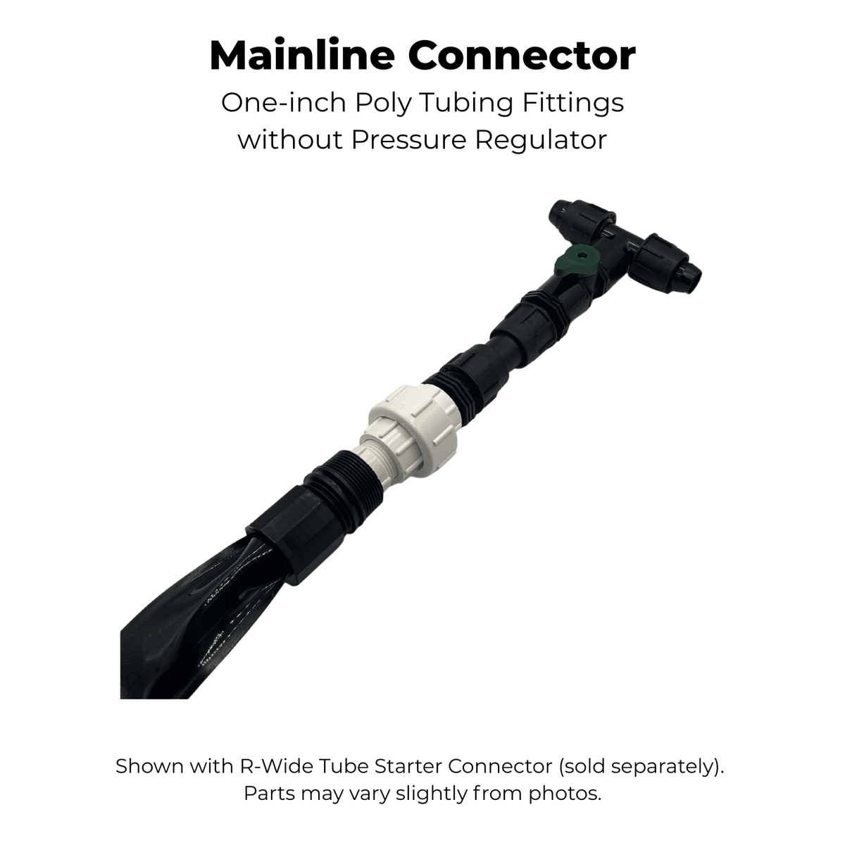 Sumi Soaker 1" Mainline Connector – Poly &amp; PVC