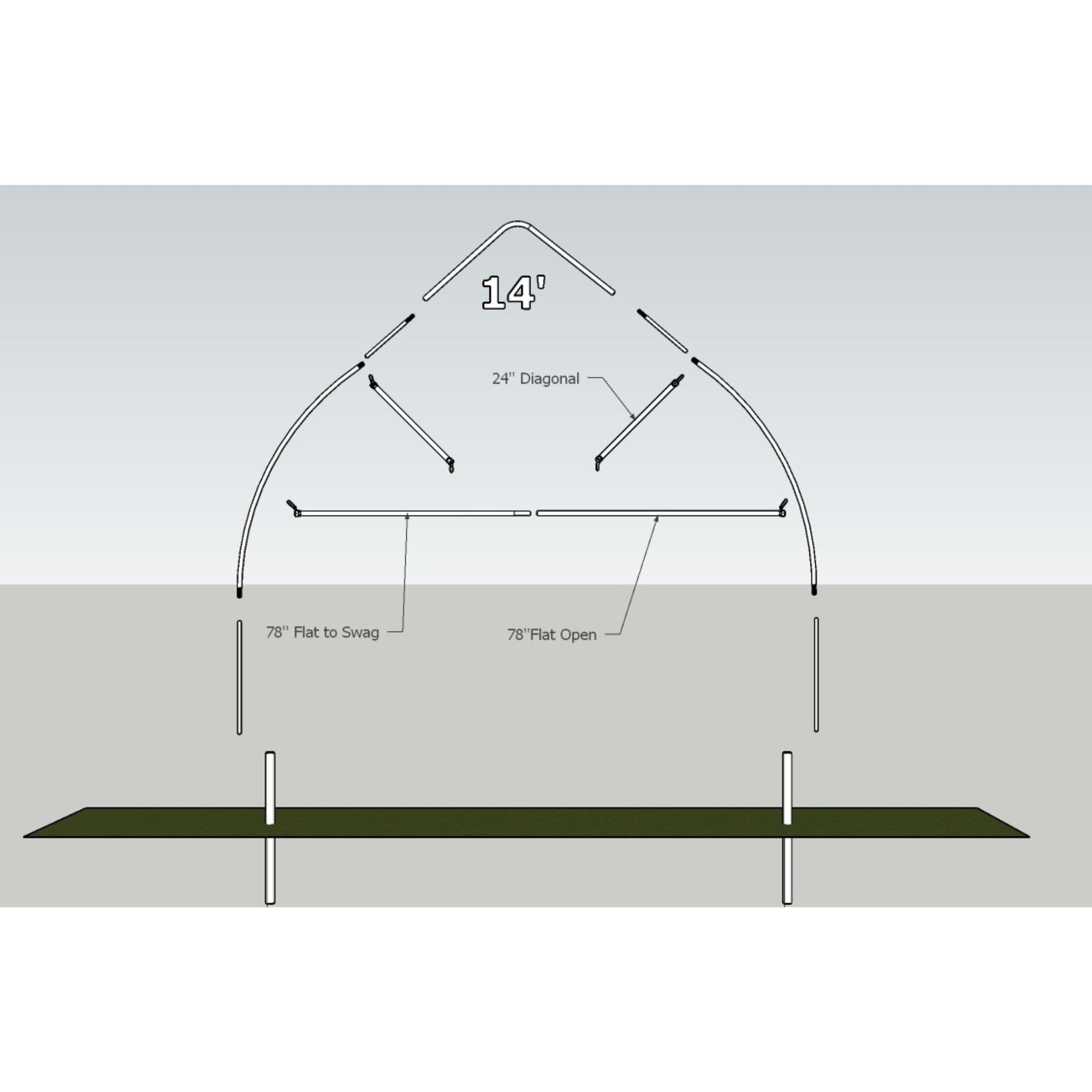 14' Gothic Truss