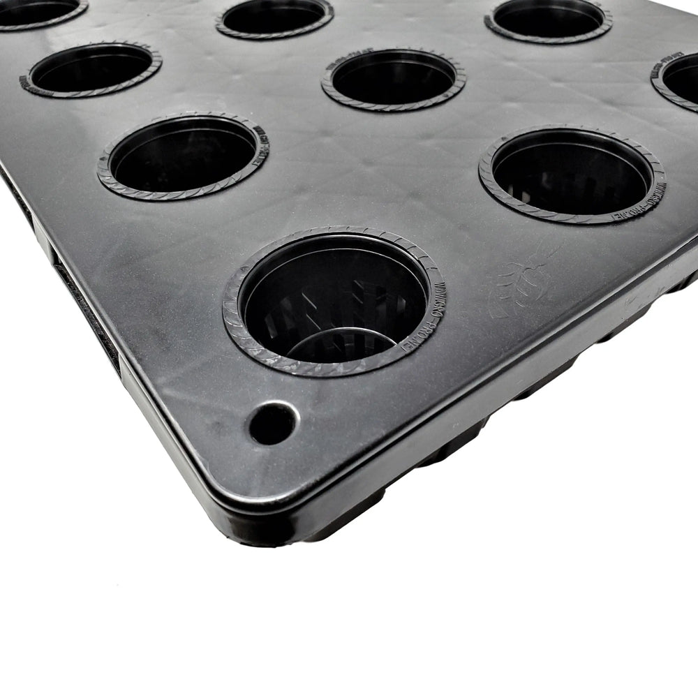 Net Tray Jpg Net Pot Tray | Buy 18 Hole 1020 Net Pot Trays for Hydroponics ...