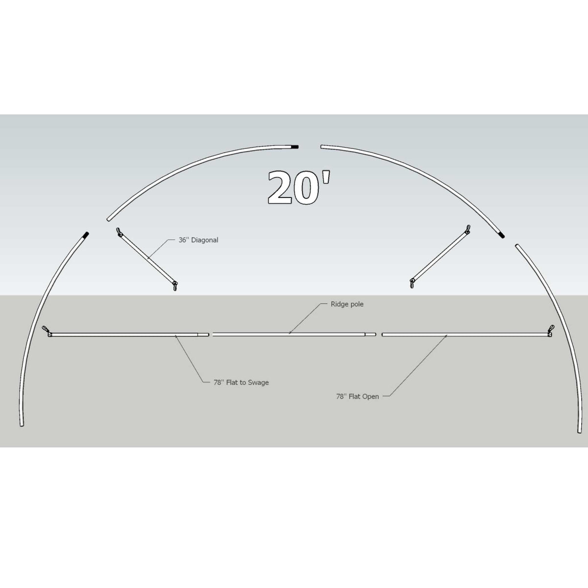 20' Round Truss