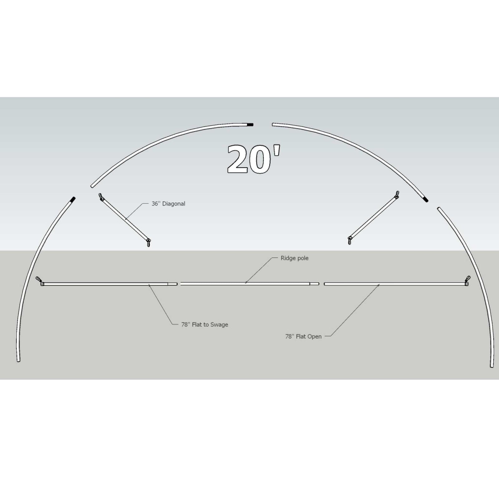 20' Round Truss